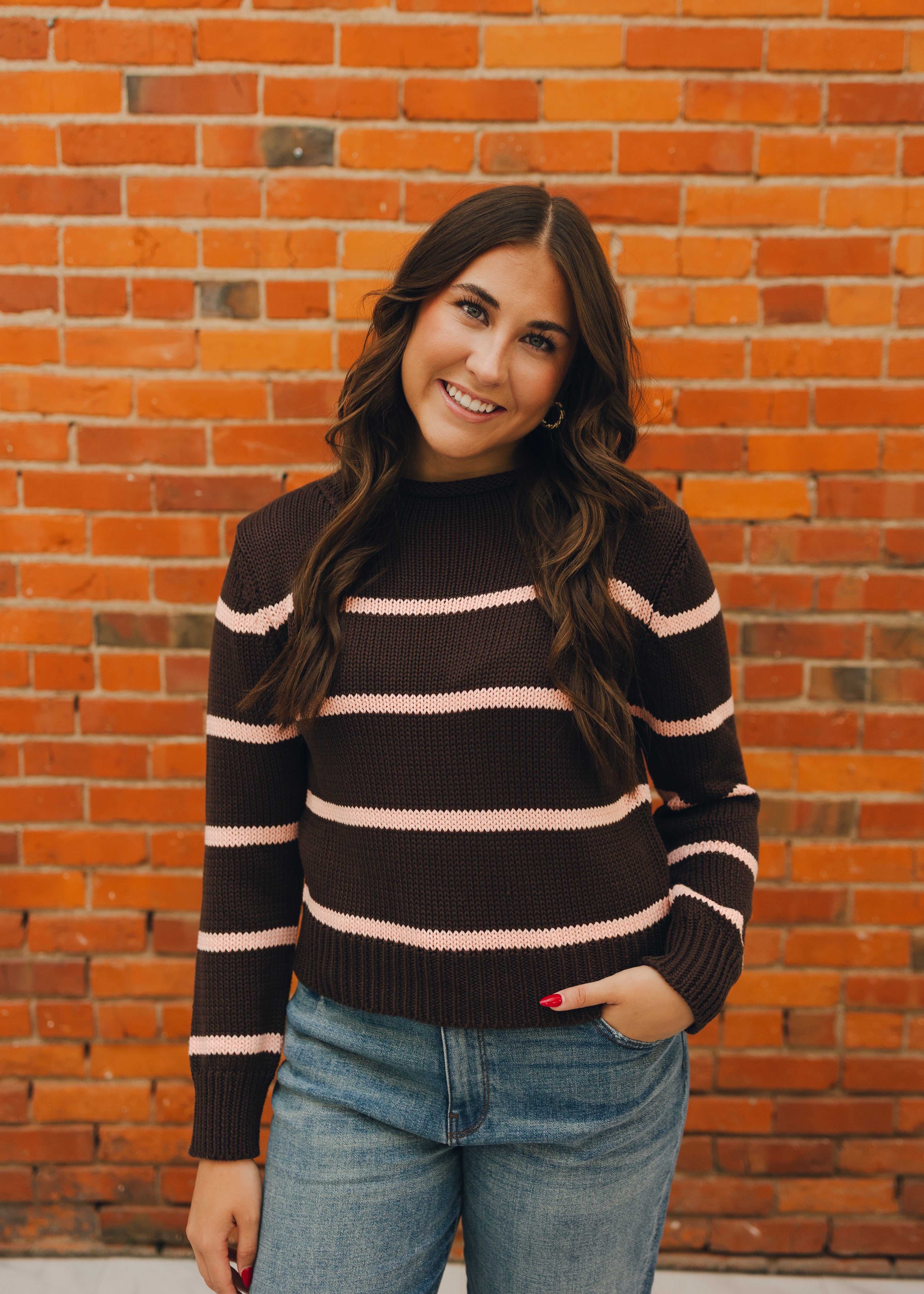 Striped Long Sleeve Sweater