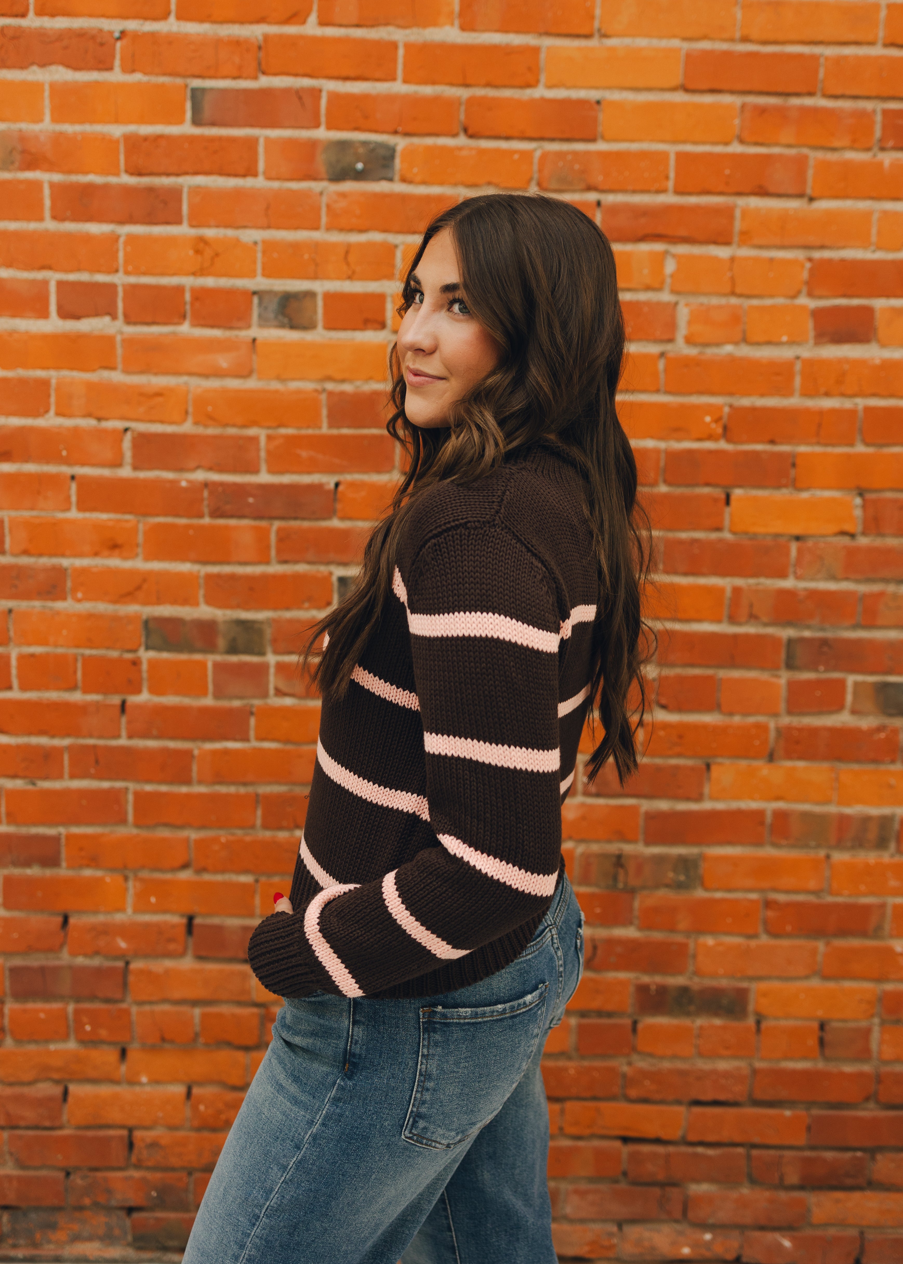 Striped Long Sleeve Sweater