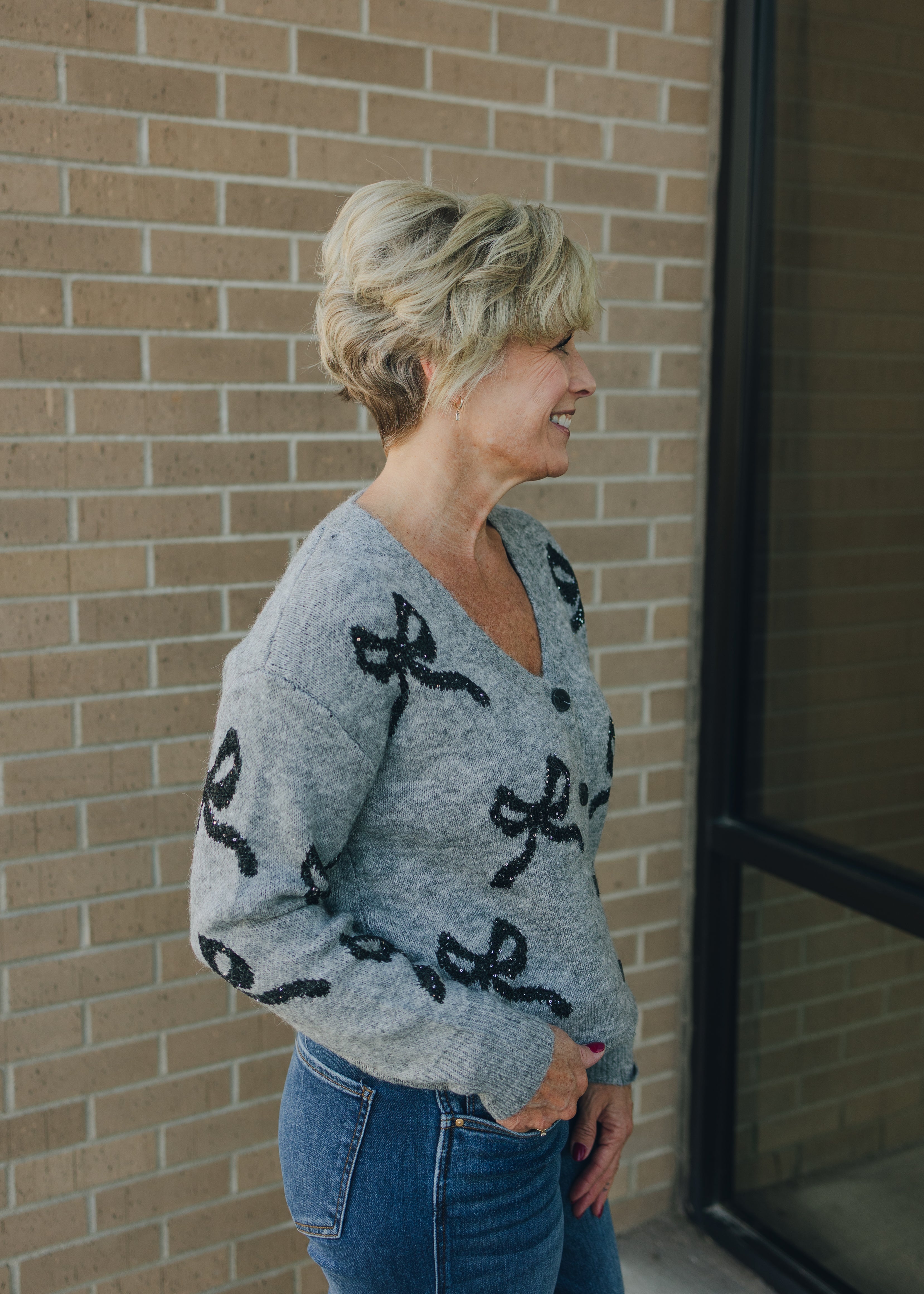 Molly Bracken Bow Cardigan
