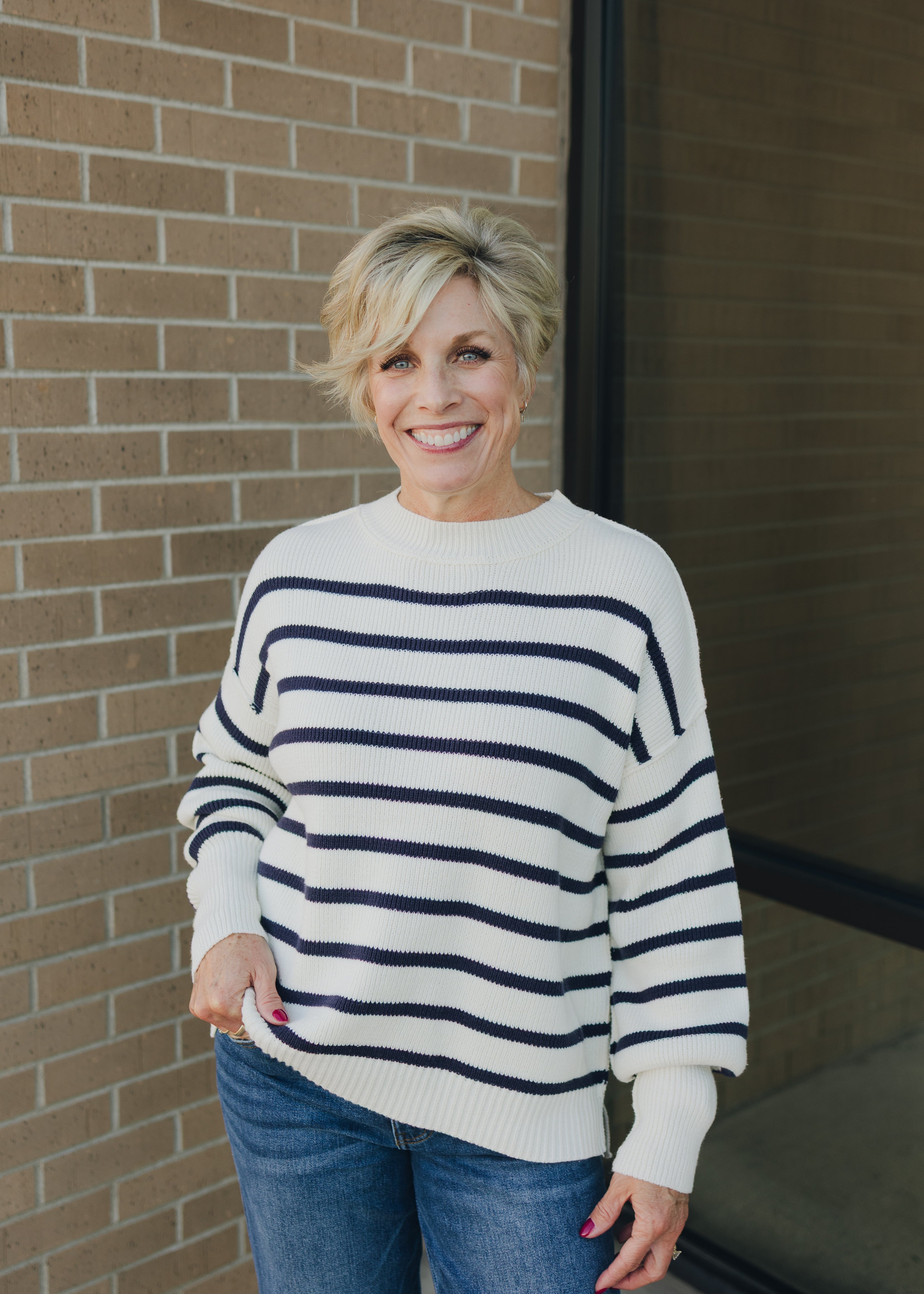 Stripe Pullover Sweater