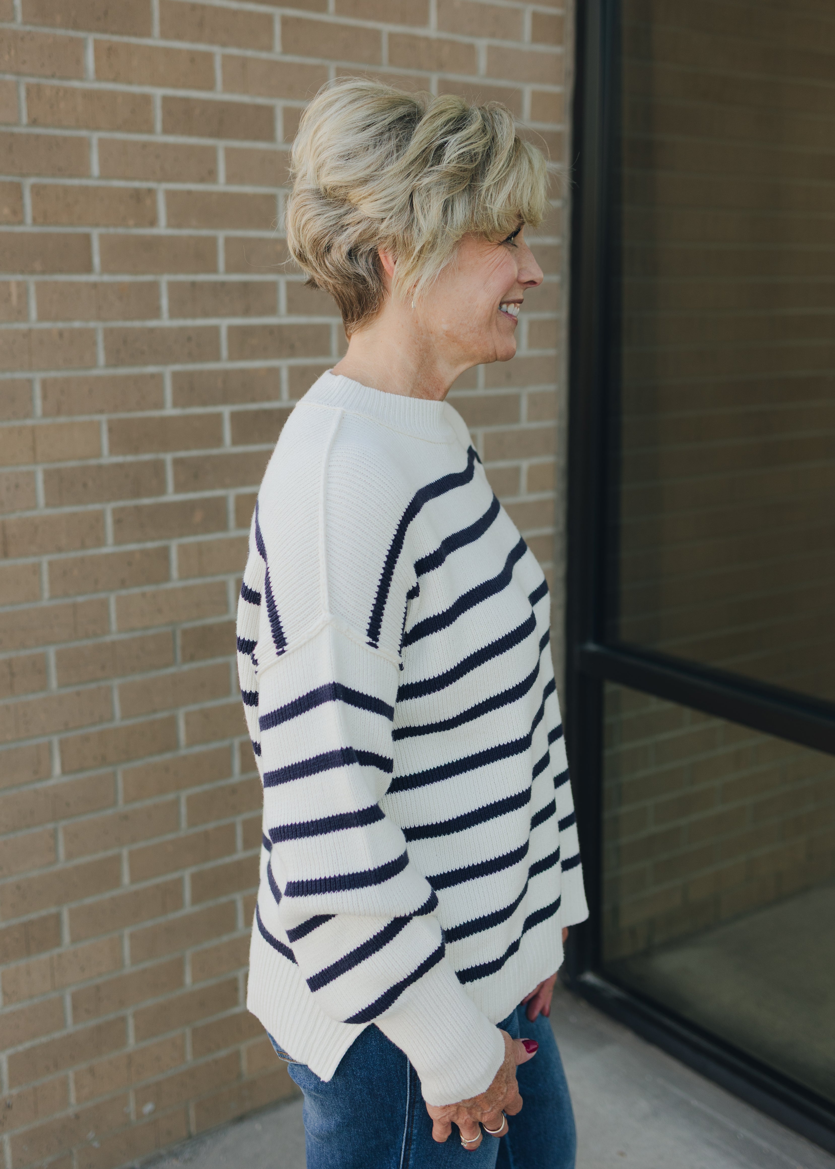 Stripe Pullover Sweater