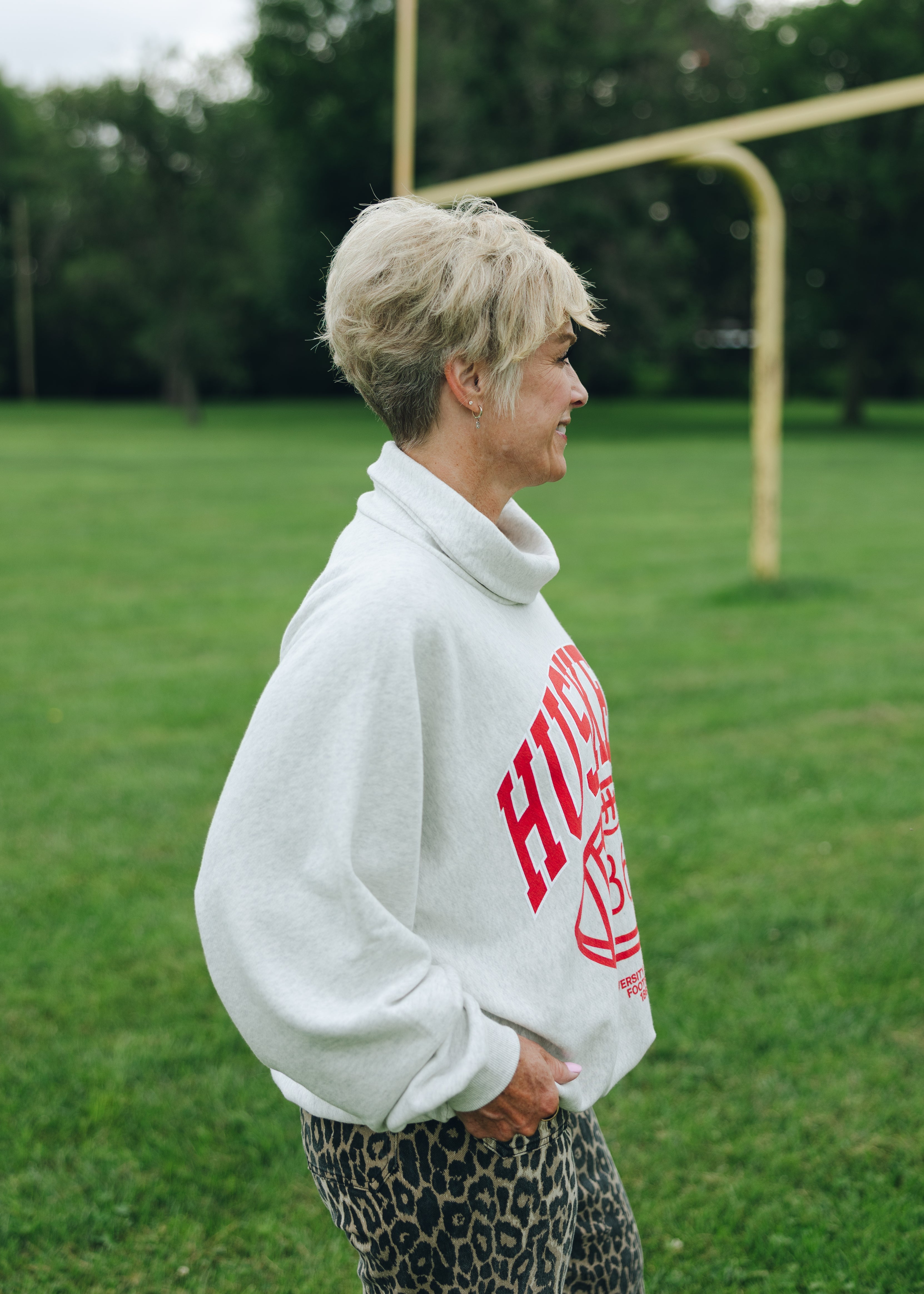 Nebraska Huskers Roll Neck Sweatshirt