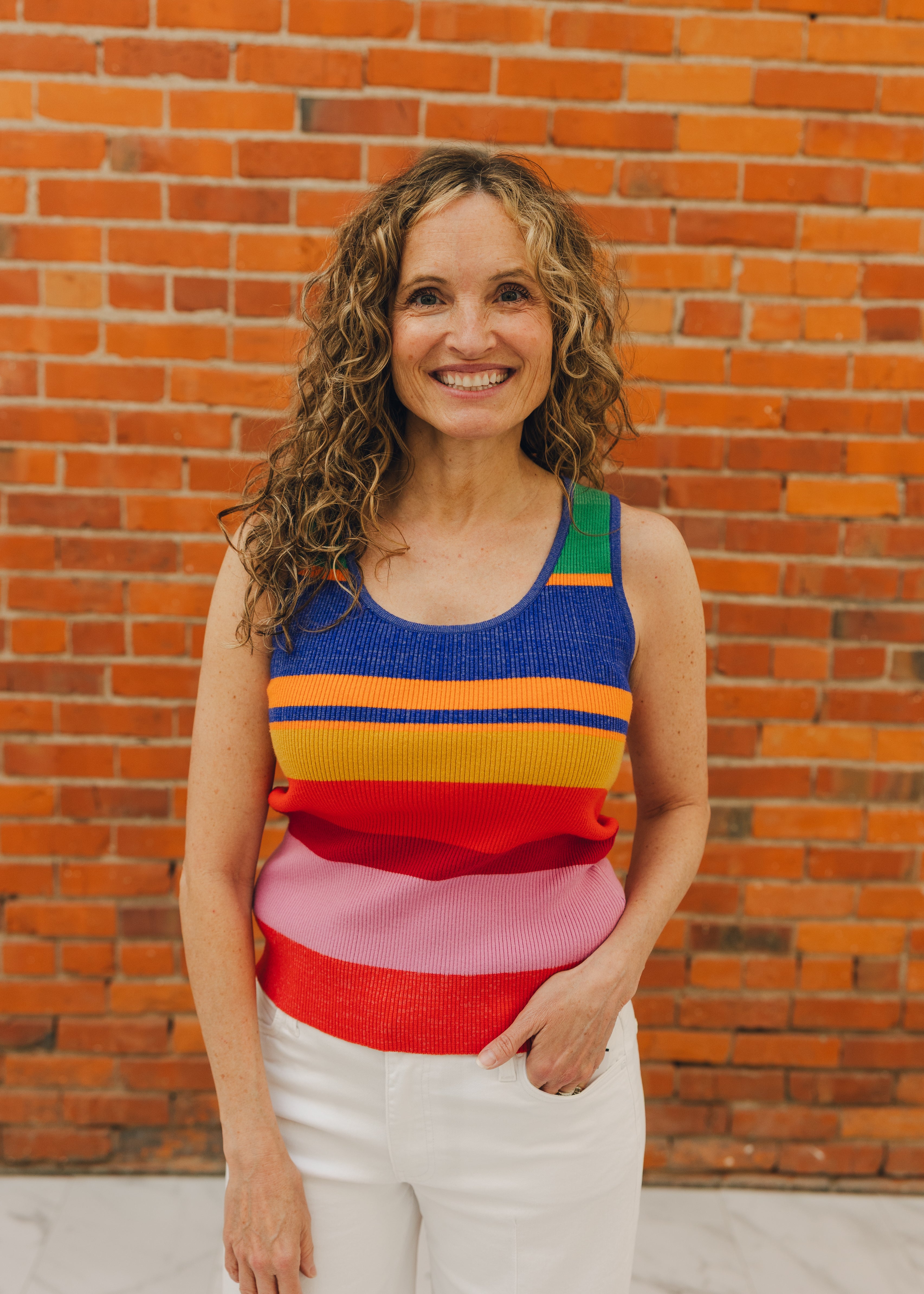 Tribal U-Neck Sweater Cami