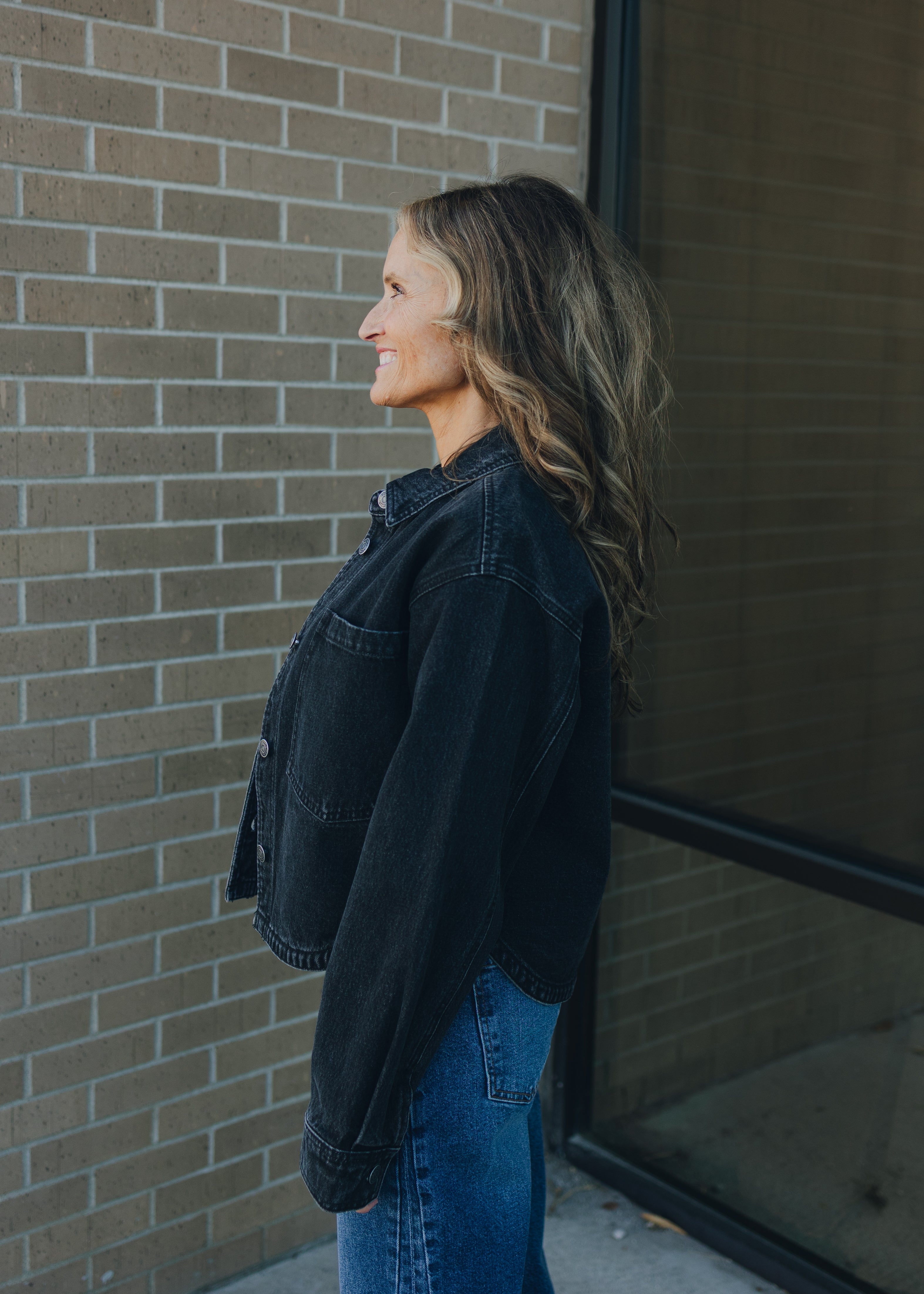 Z Supply Cropped Denim Jacket