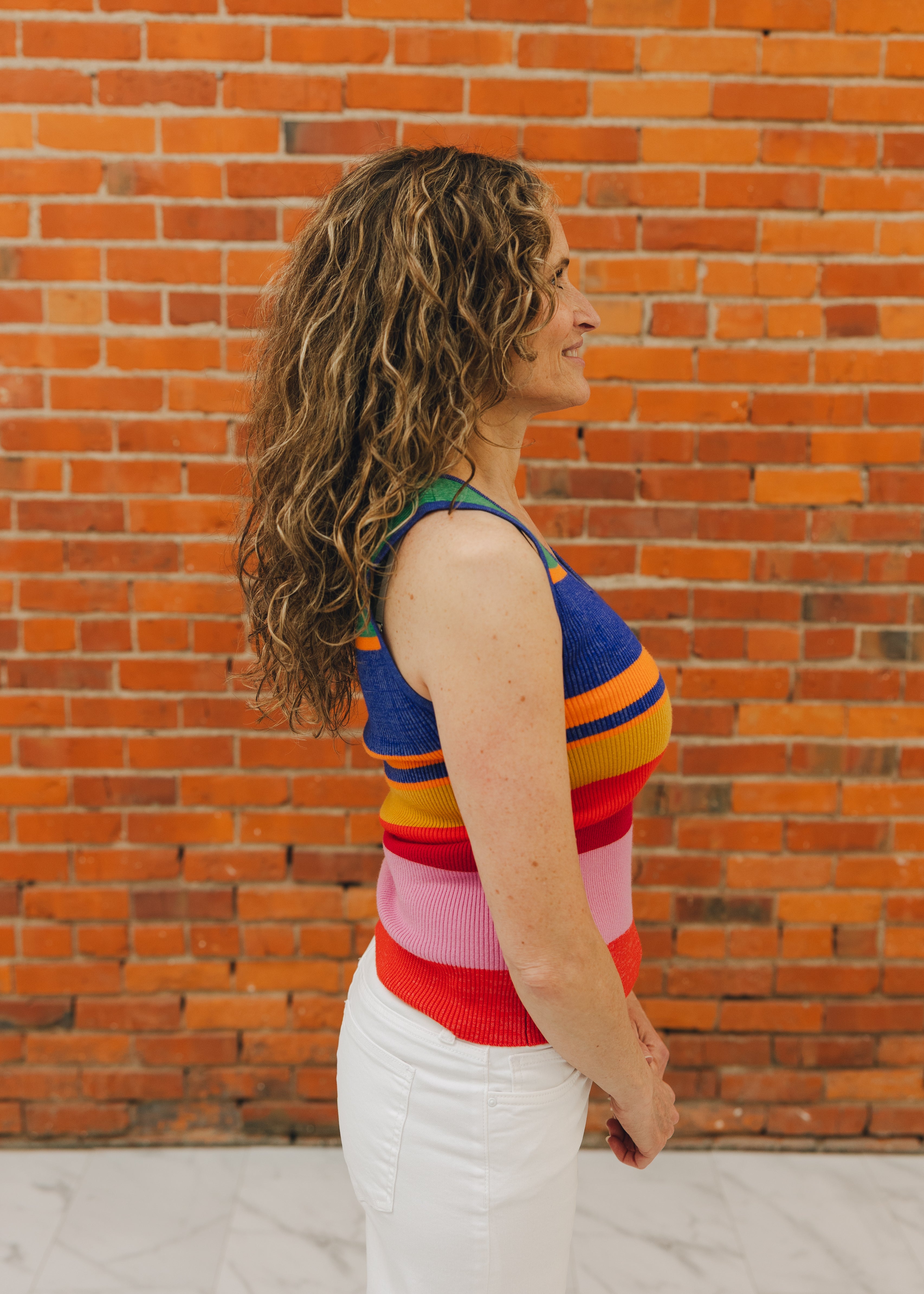 Tribal U-Neck Sweater Cami