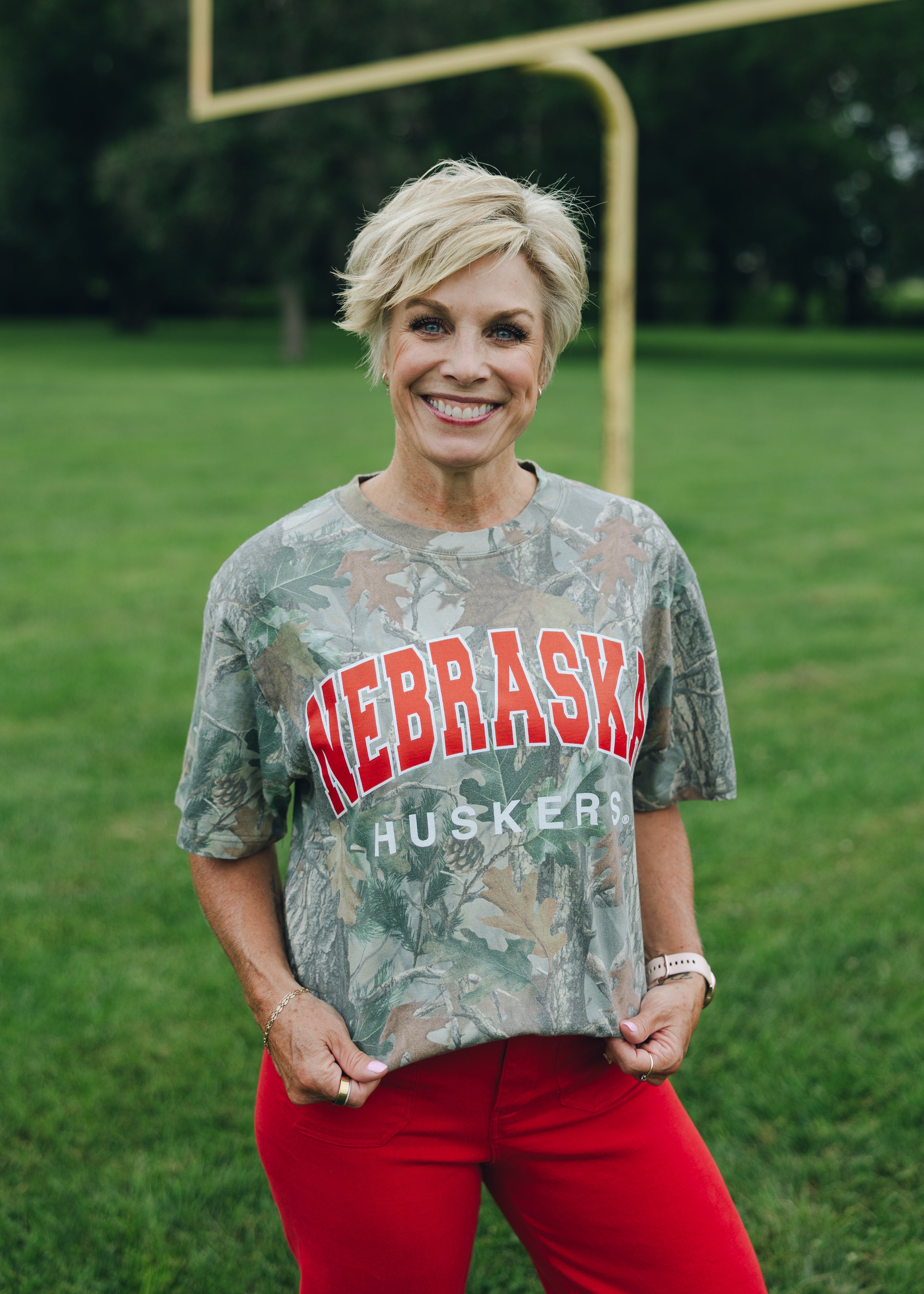 Nebraska Huskers Camo Tee