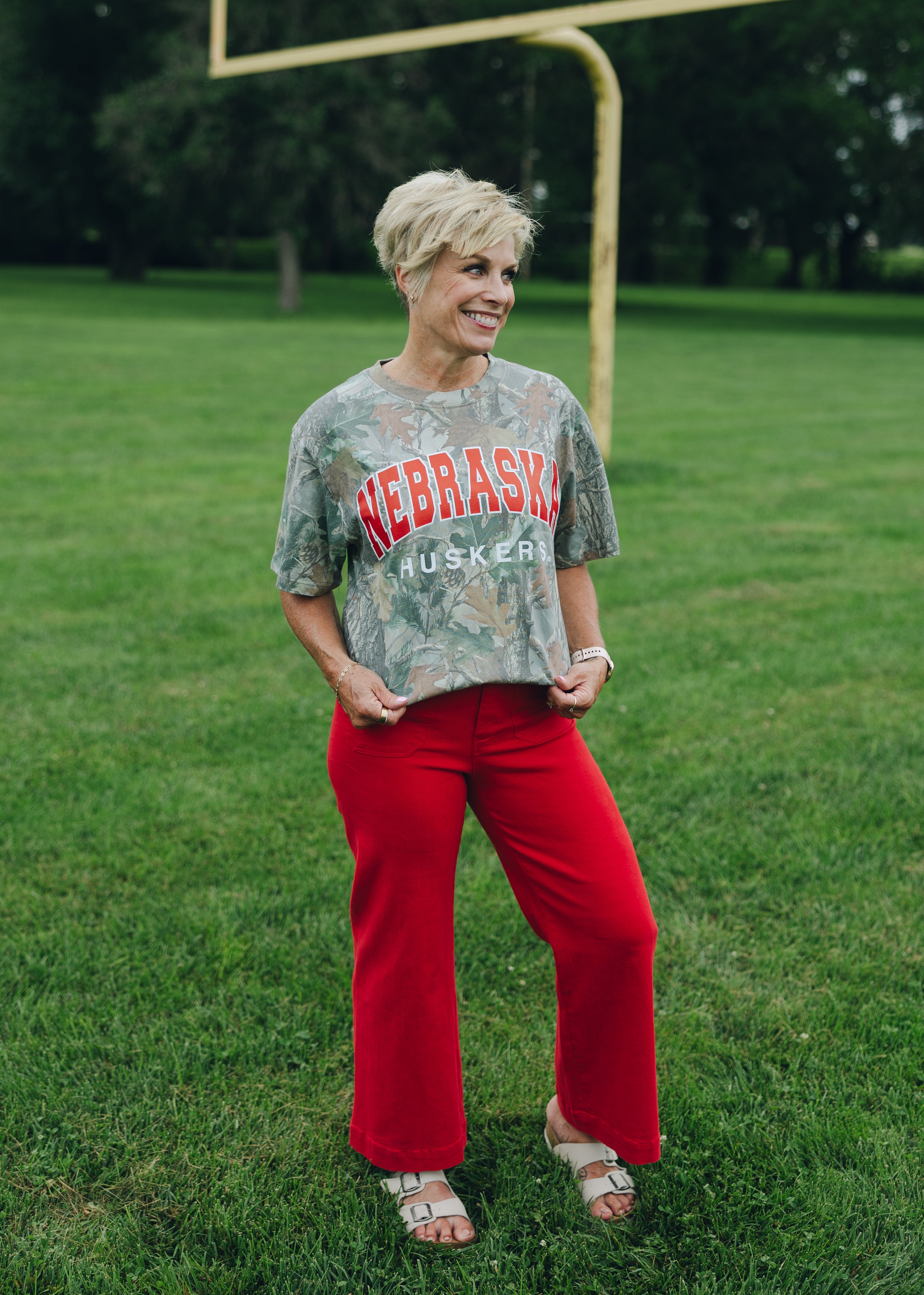Nebraska Huskers Camo Tee