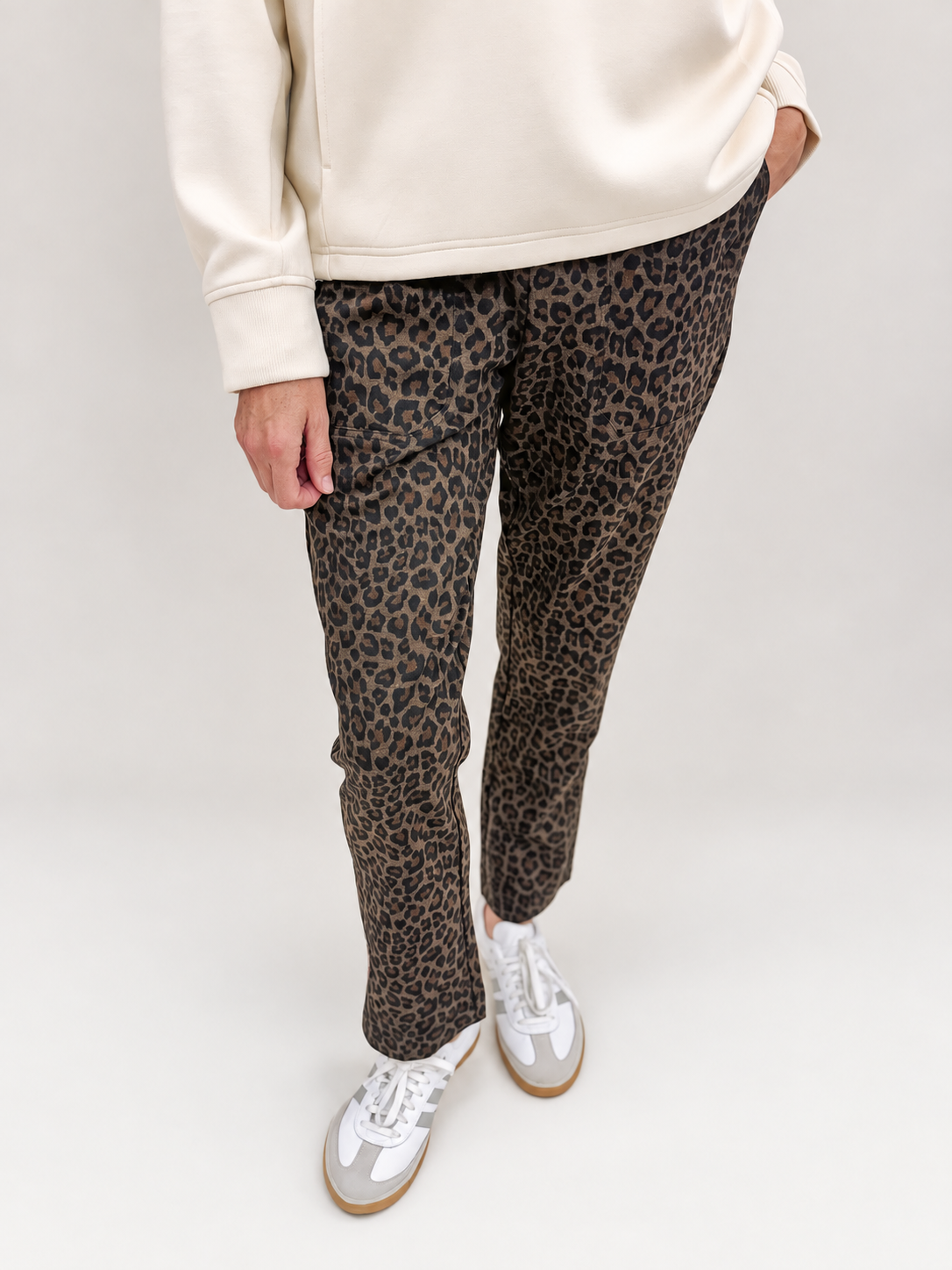 Tribal Pull On Ankle Pants W/ Pockets