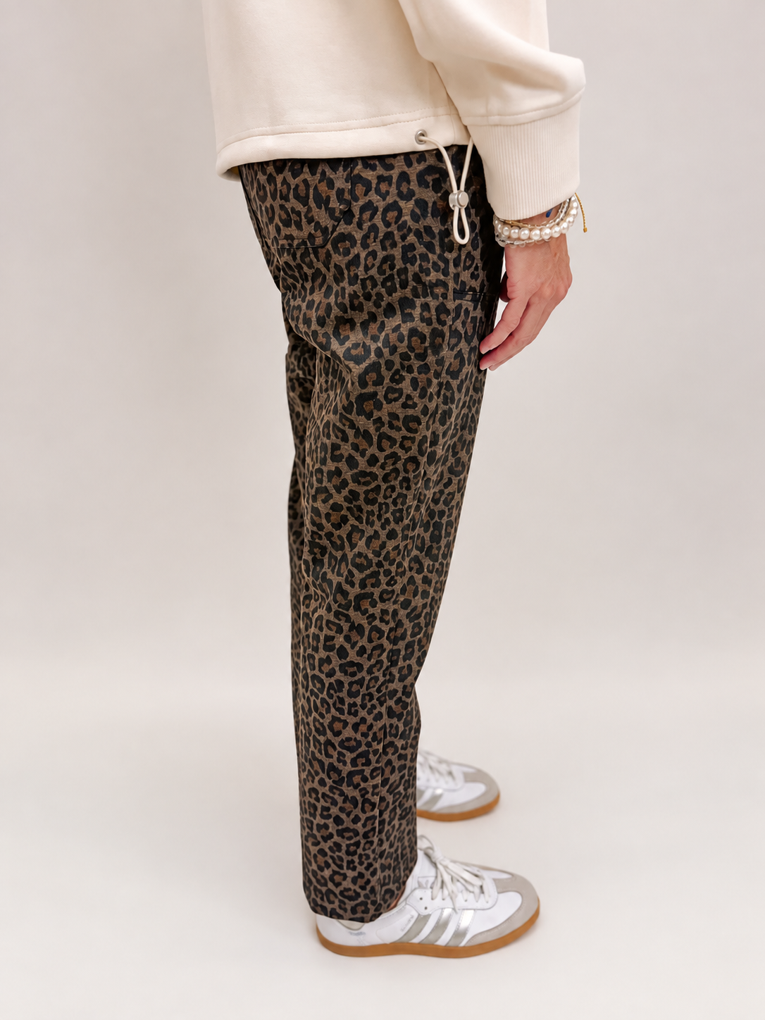Tribal Pull On Ankle Pants W/ Pockets