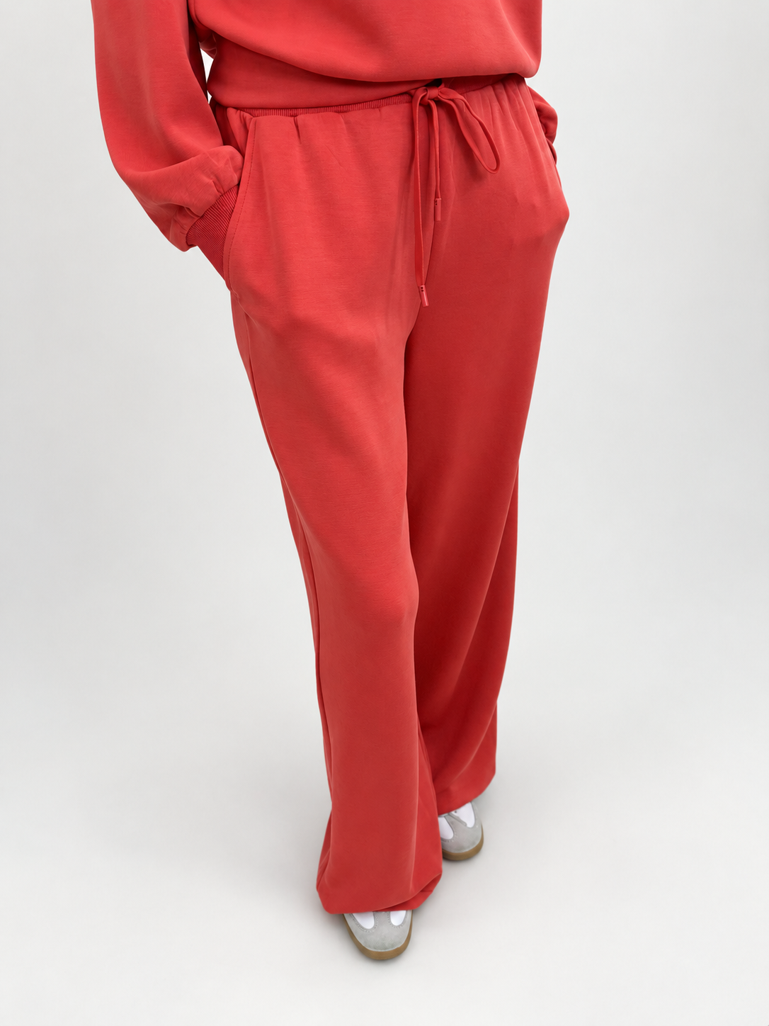 Brushed Modal Elastic Waistband Pants