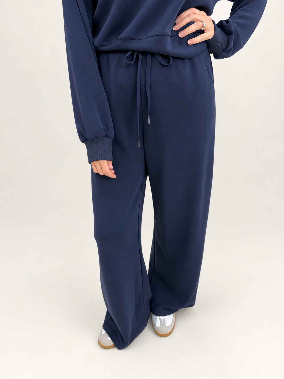 Brushed Modal Elastic Waistband Pants