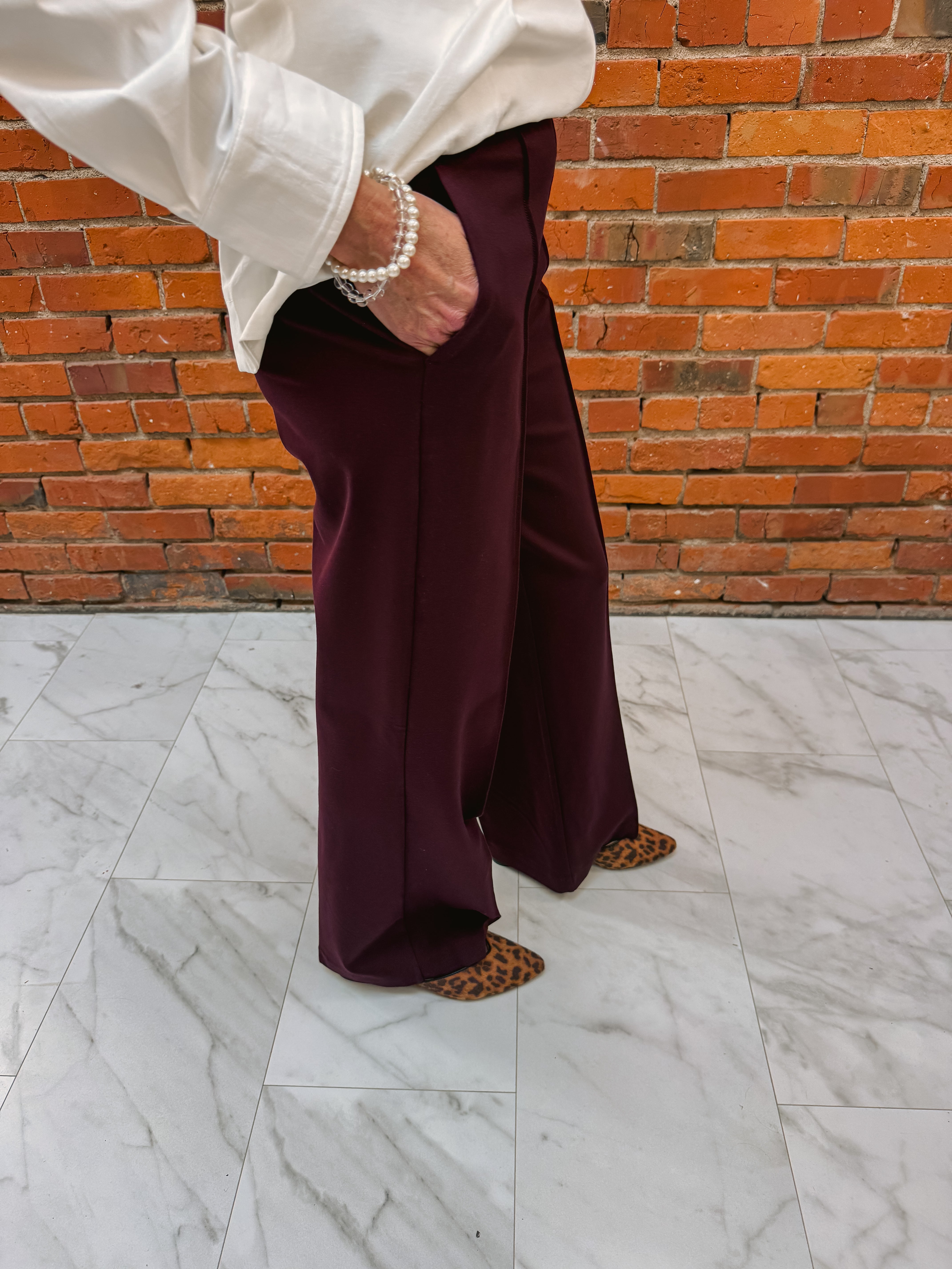 Liverpool Pull On Wide Leg Trouser