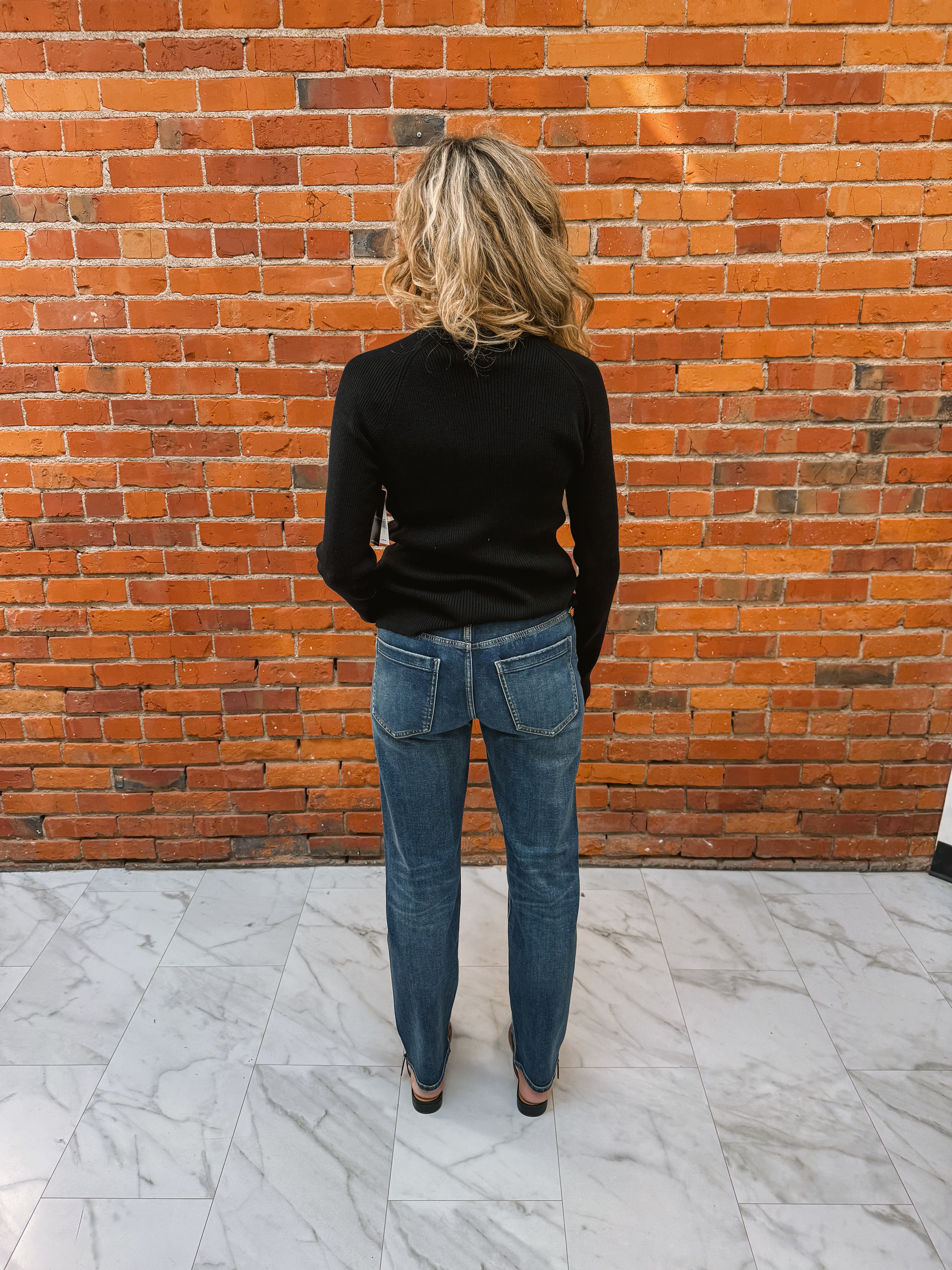 Liverpool Long Flare Sleeve Turtleneck