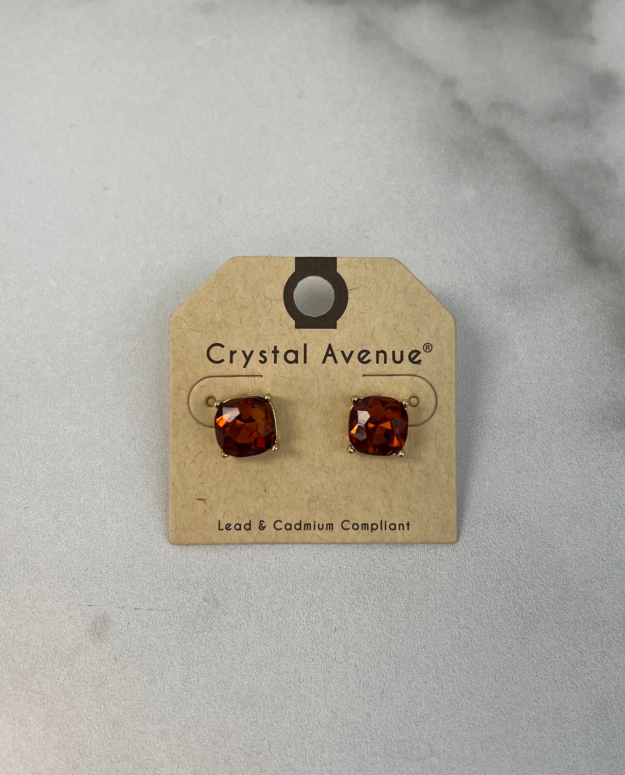 Crystal Stud Earrings