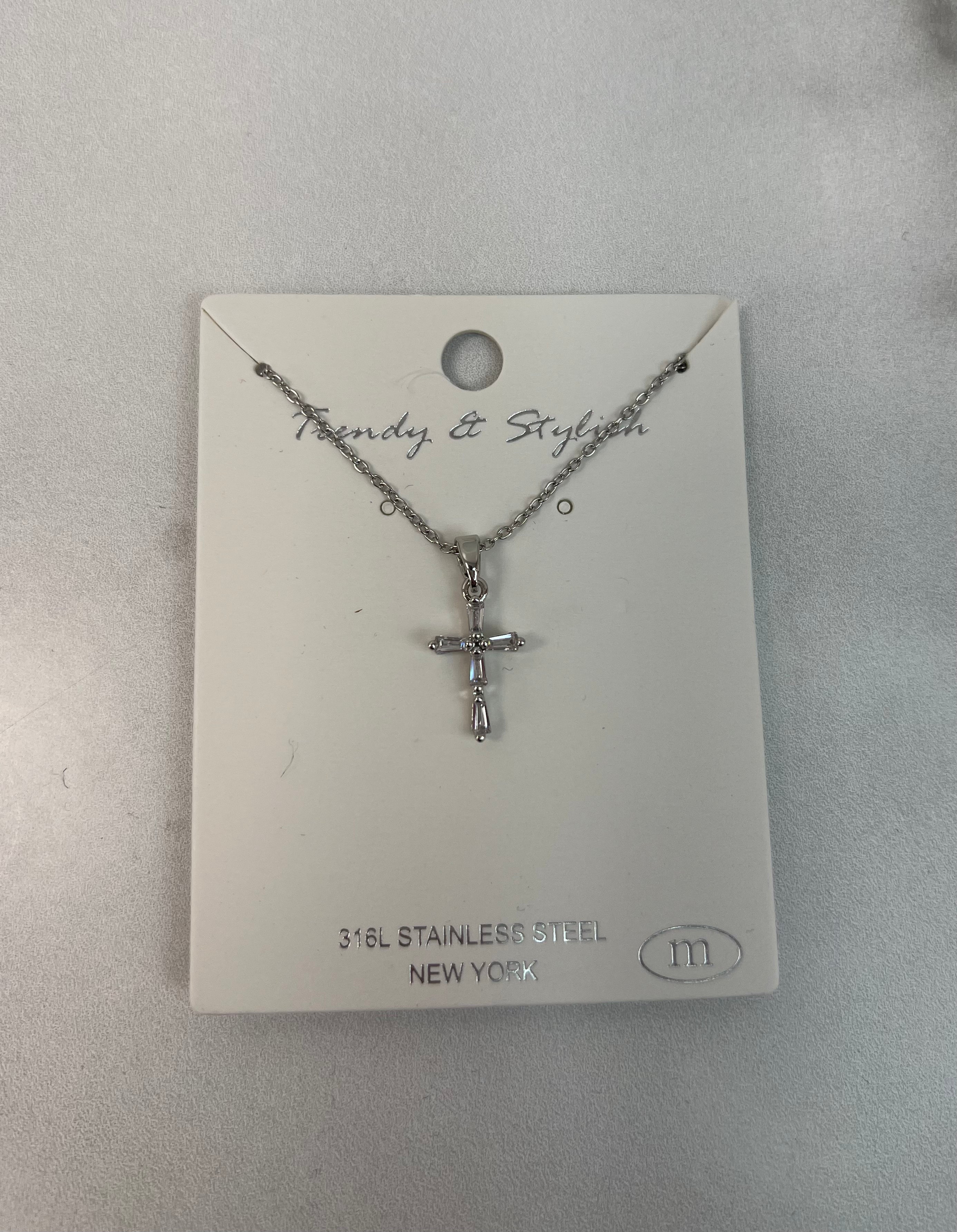 Gold-Dipped Cross Necklace