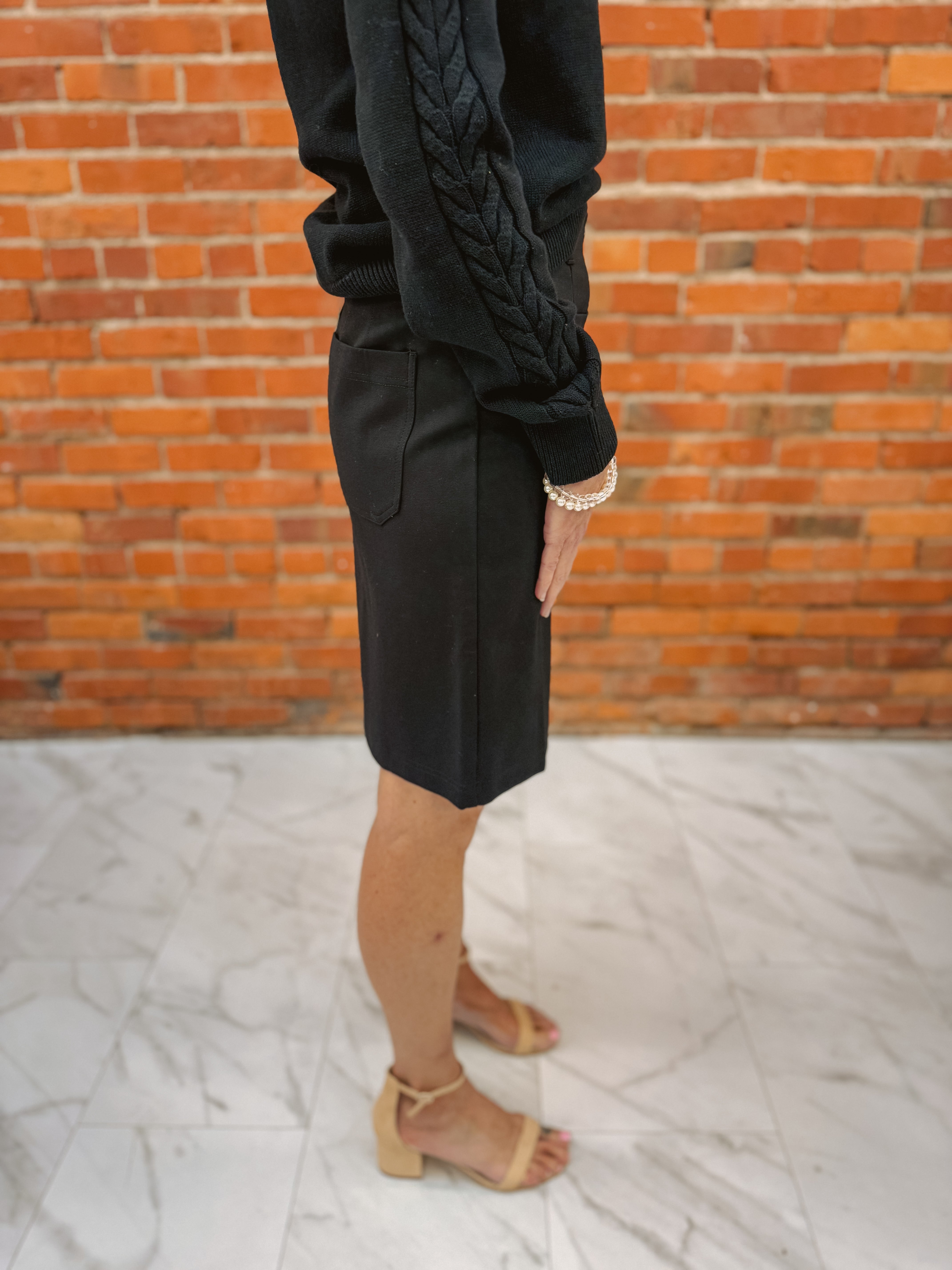Tribal Pull On Skirt w/ Pockets