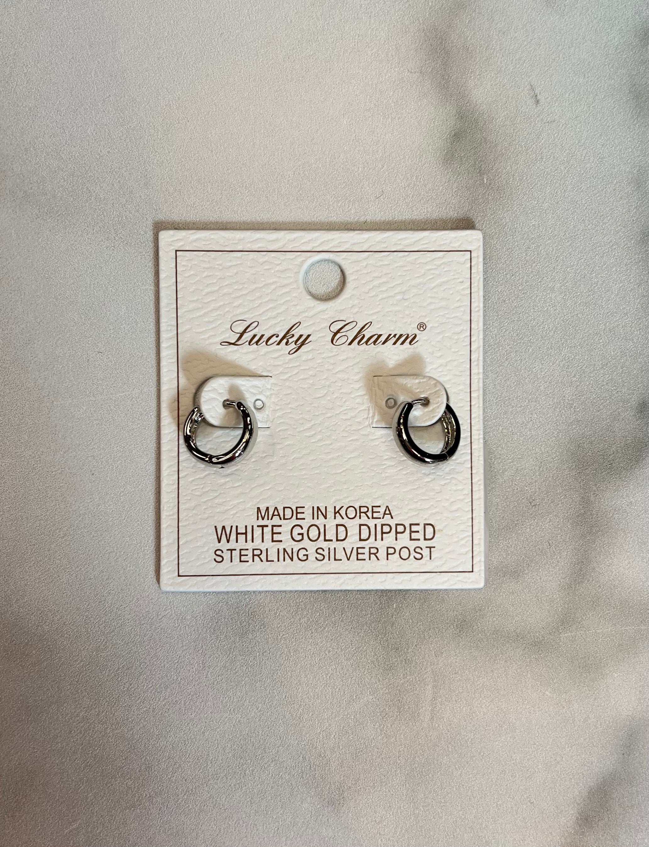 Gold-Dipped Mini Huggie Earrings