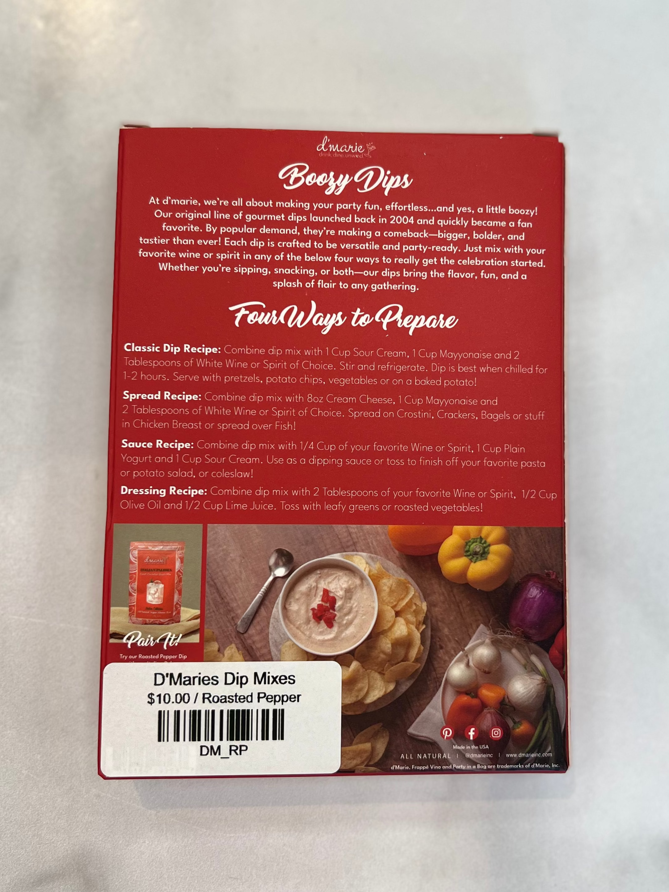 D'Maries Dip Mixes