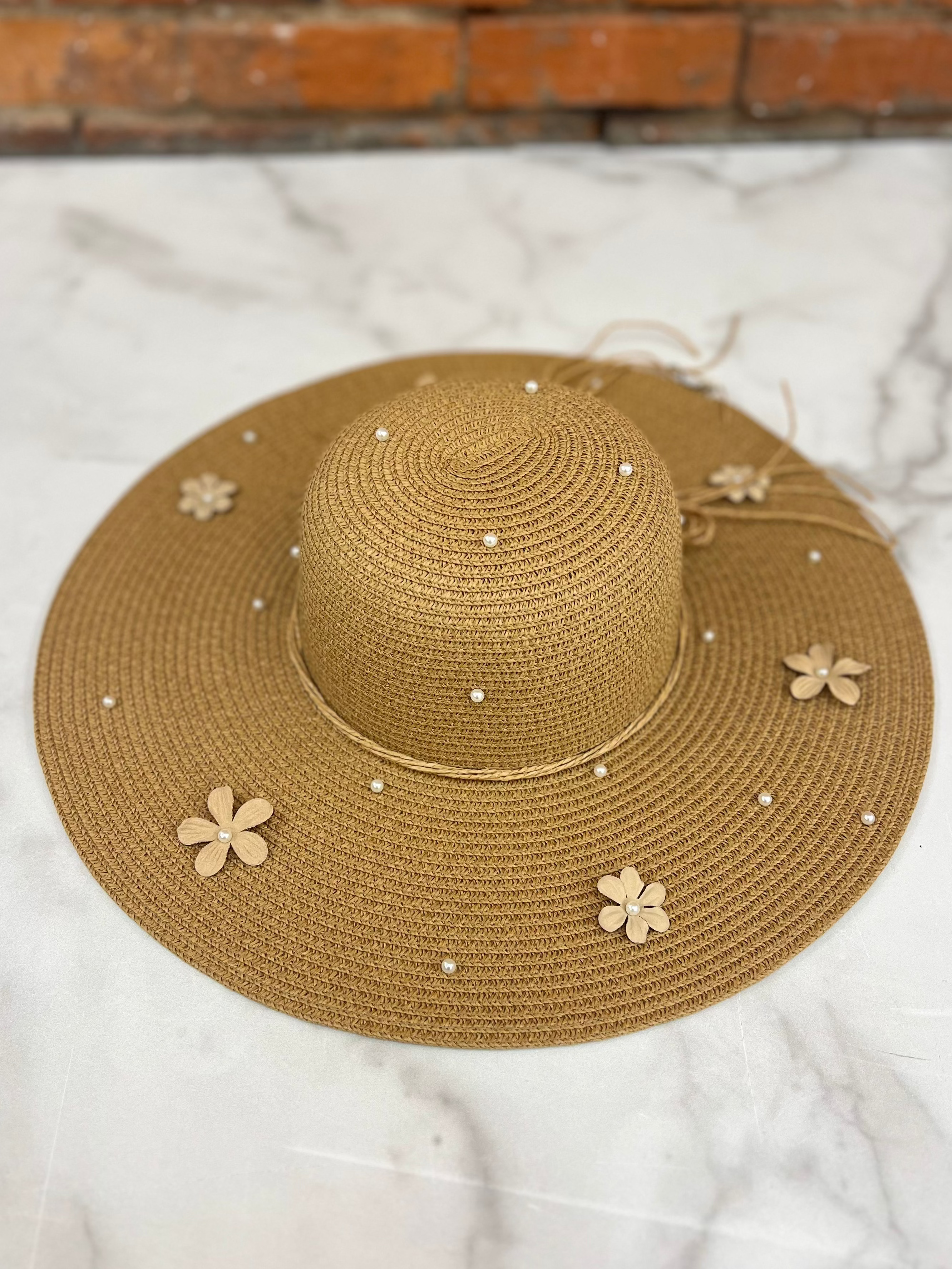 Daisy & Pearl Wide Floppy Hat