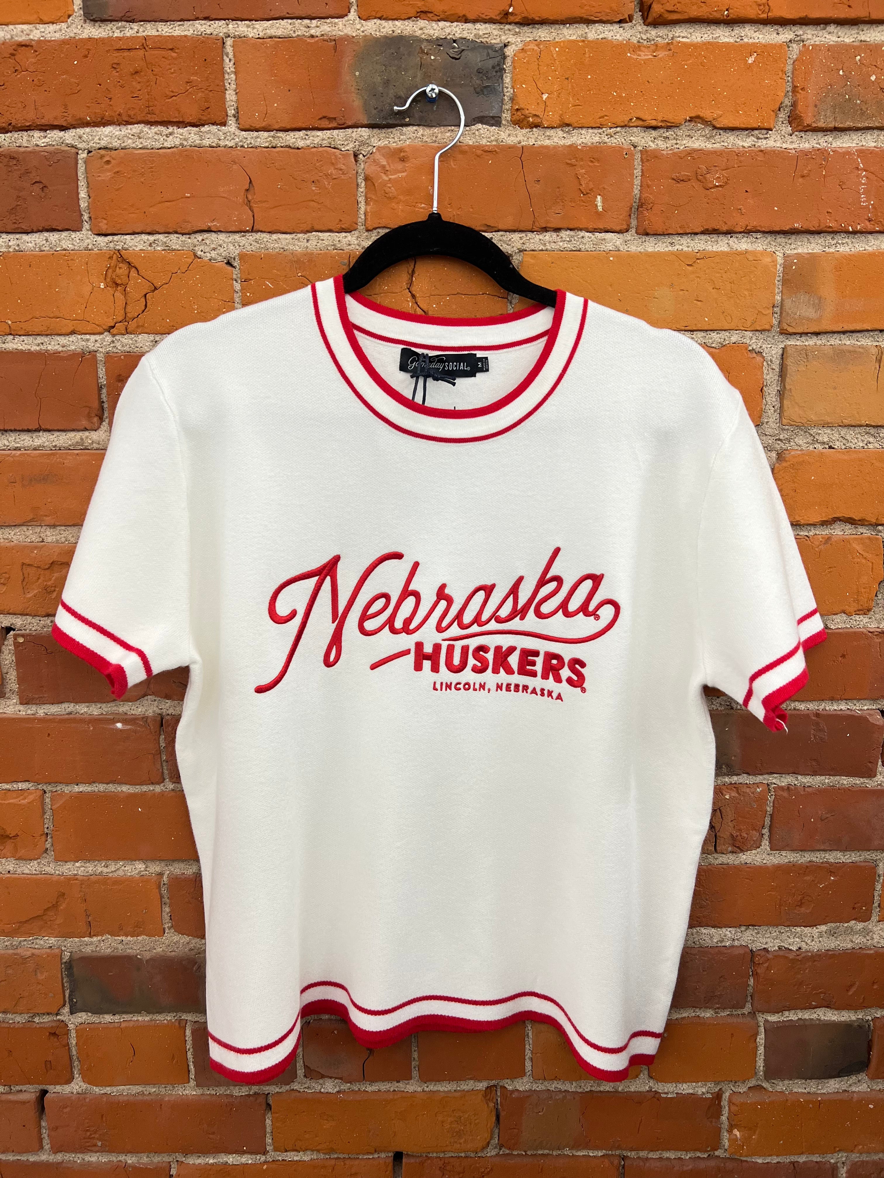 Nebraska Clayton Luxe Tee