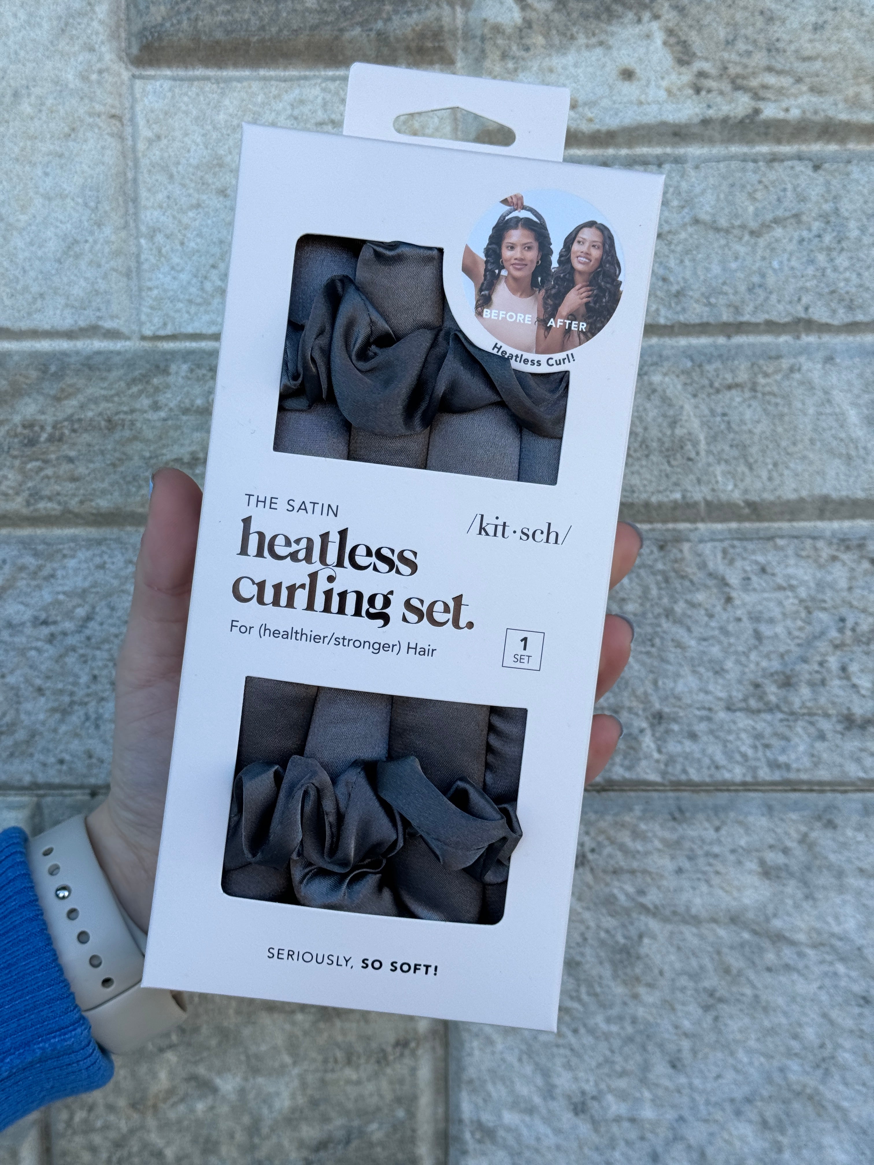 Satin Heatless Curling Set