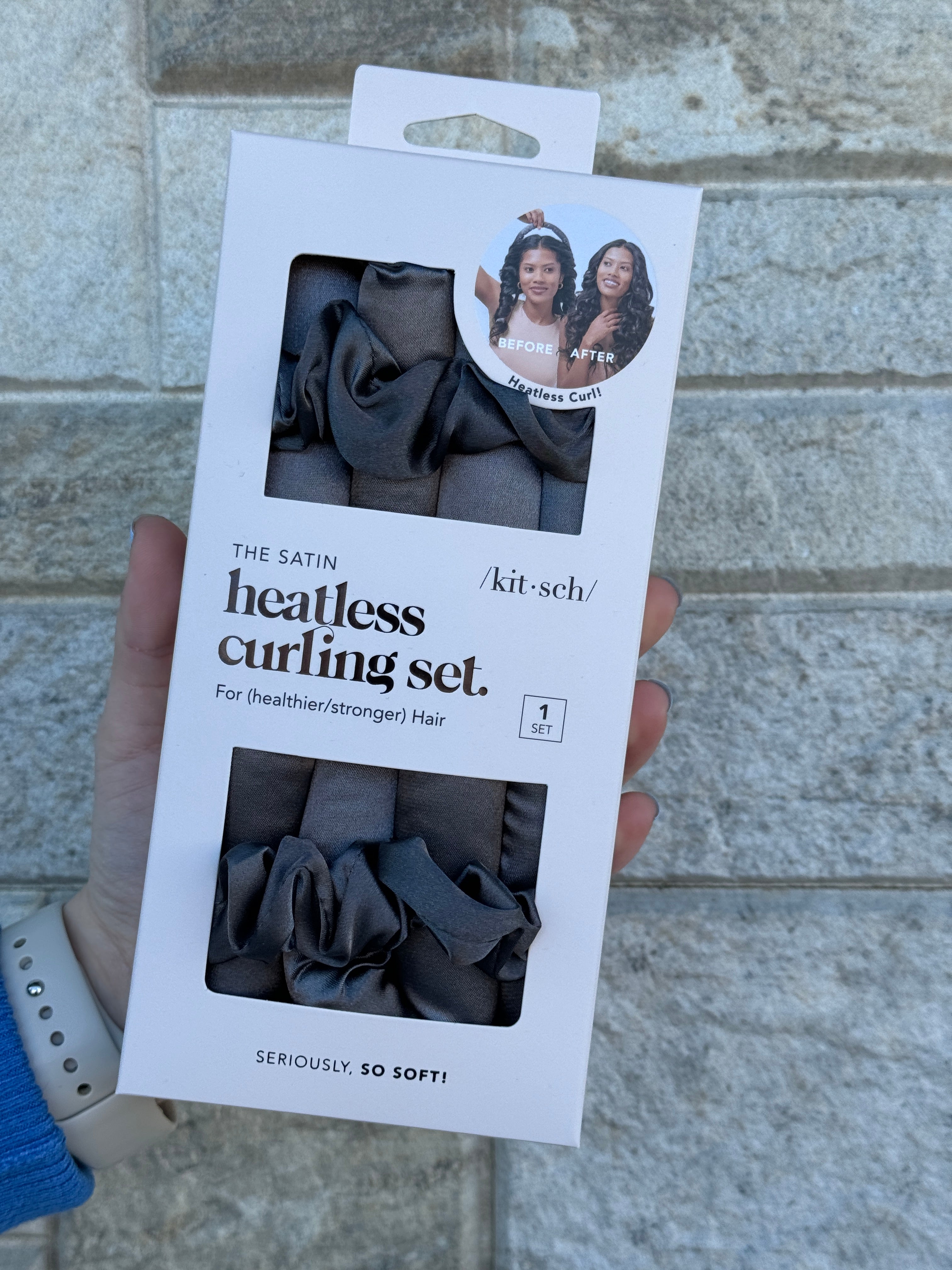 Satin Heatless Curling Set