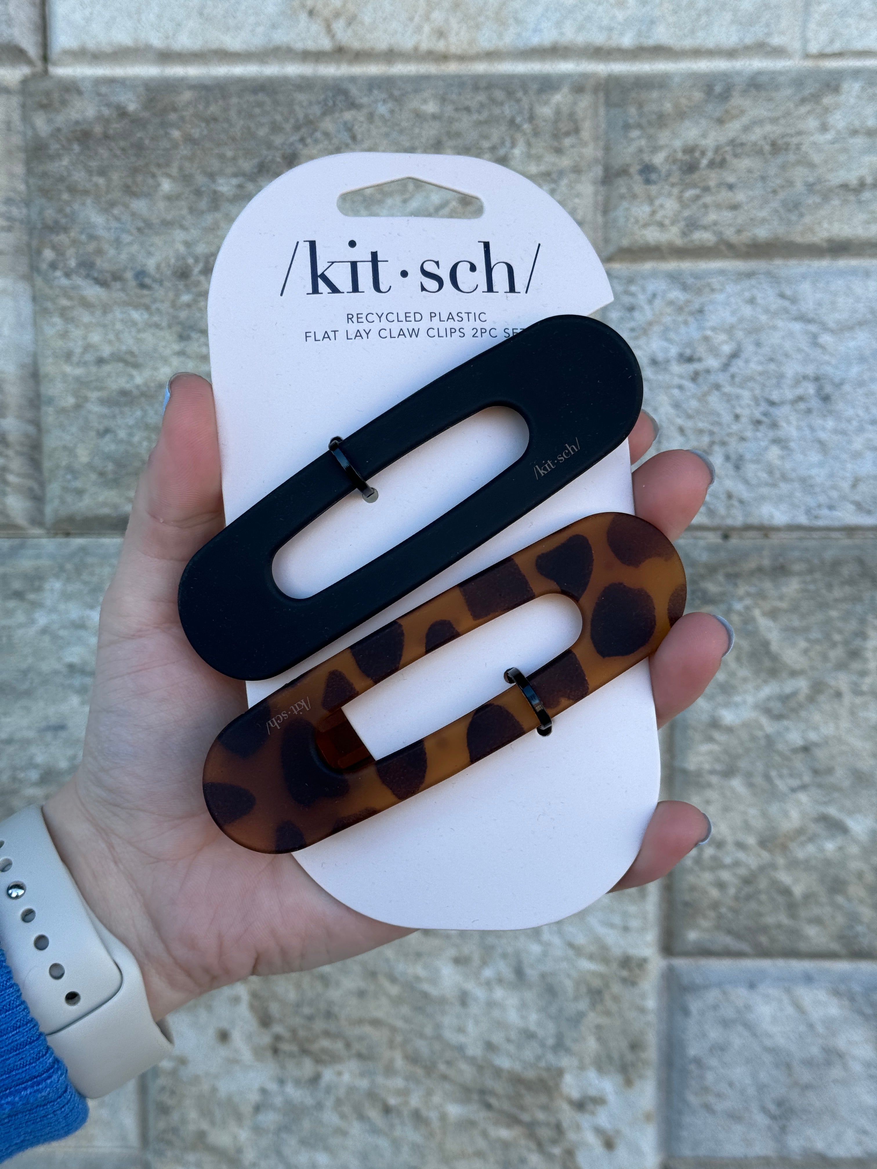 Flat Lay Claw Clip 2pc