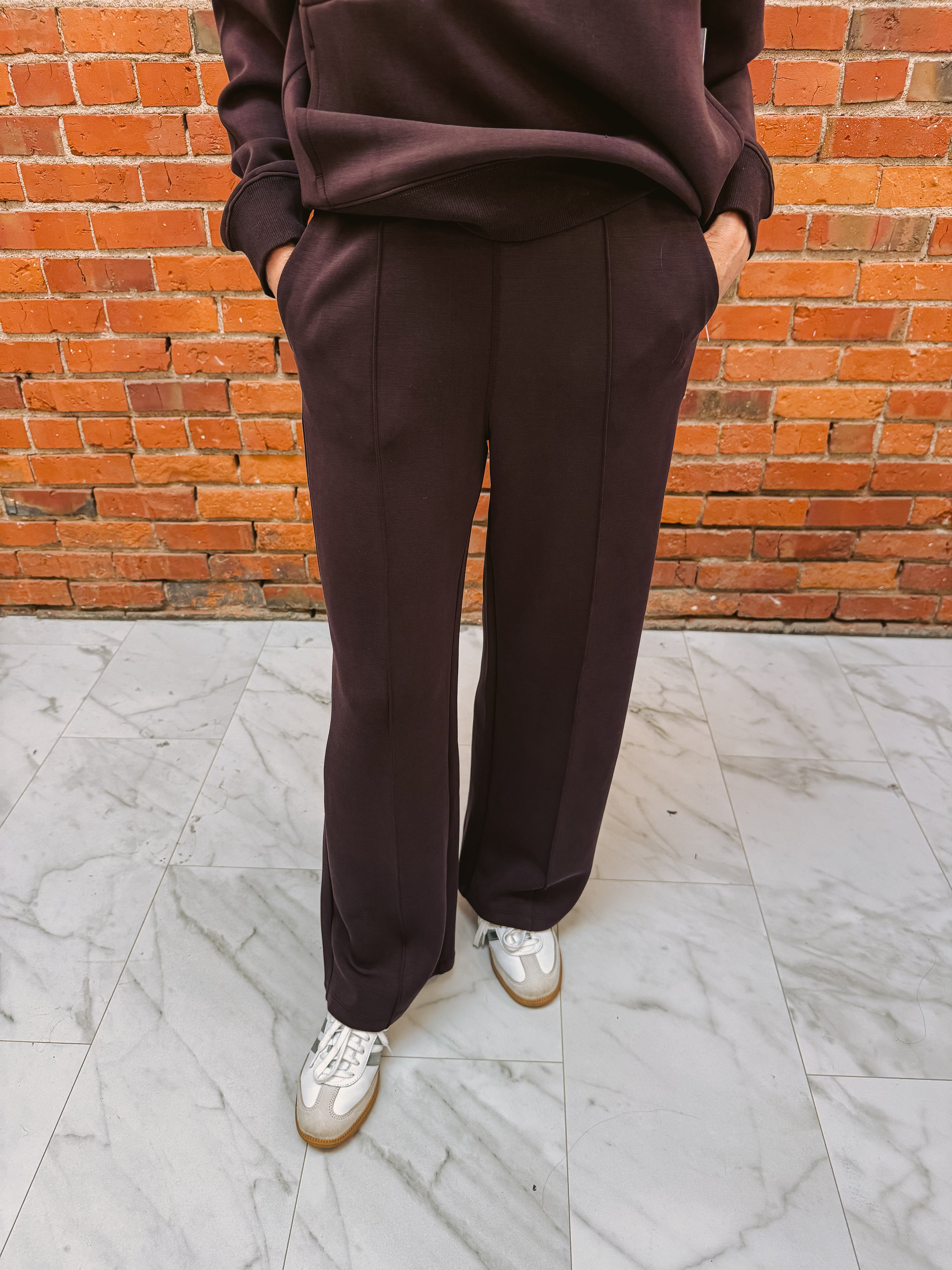Tribal Wide Leg Pant w/ Pintucks