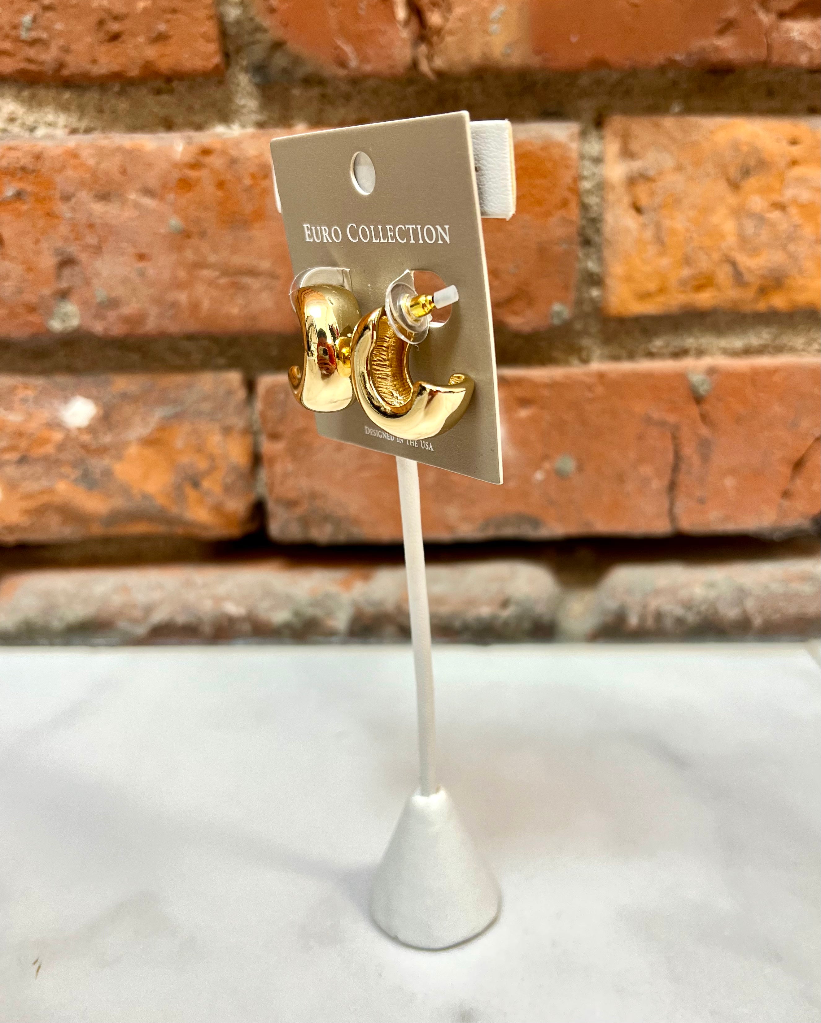 Chunky Hoop Earrings