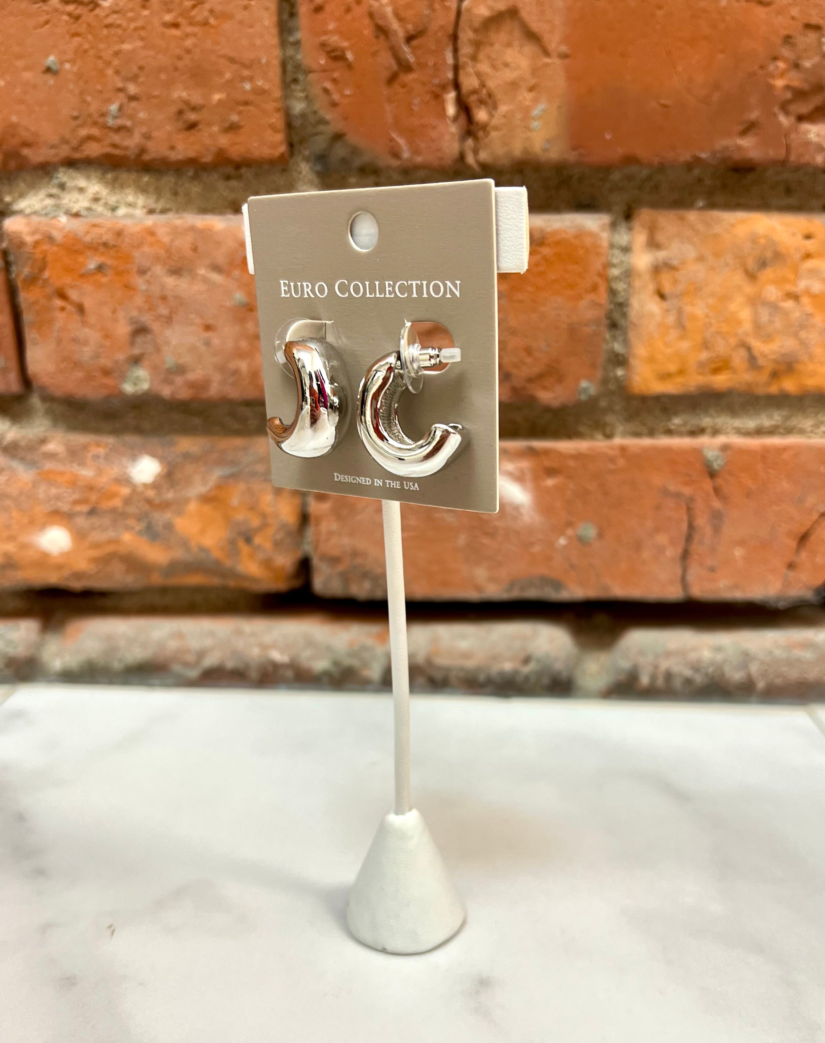 Chunky Hoop Earrings