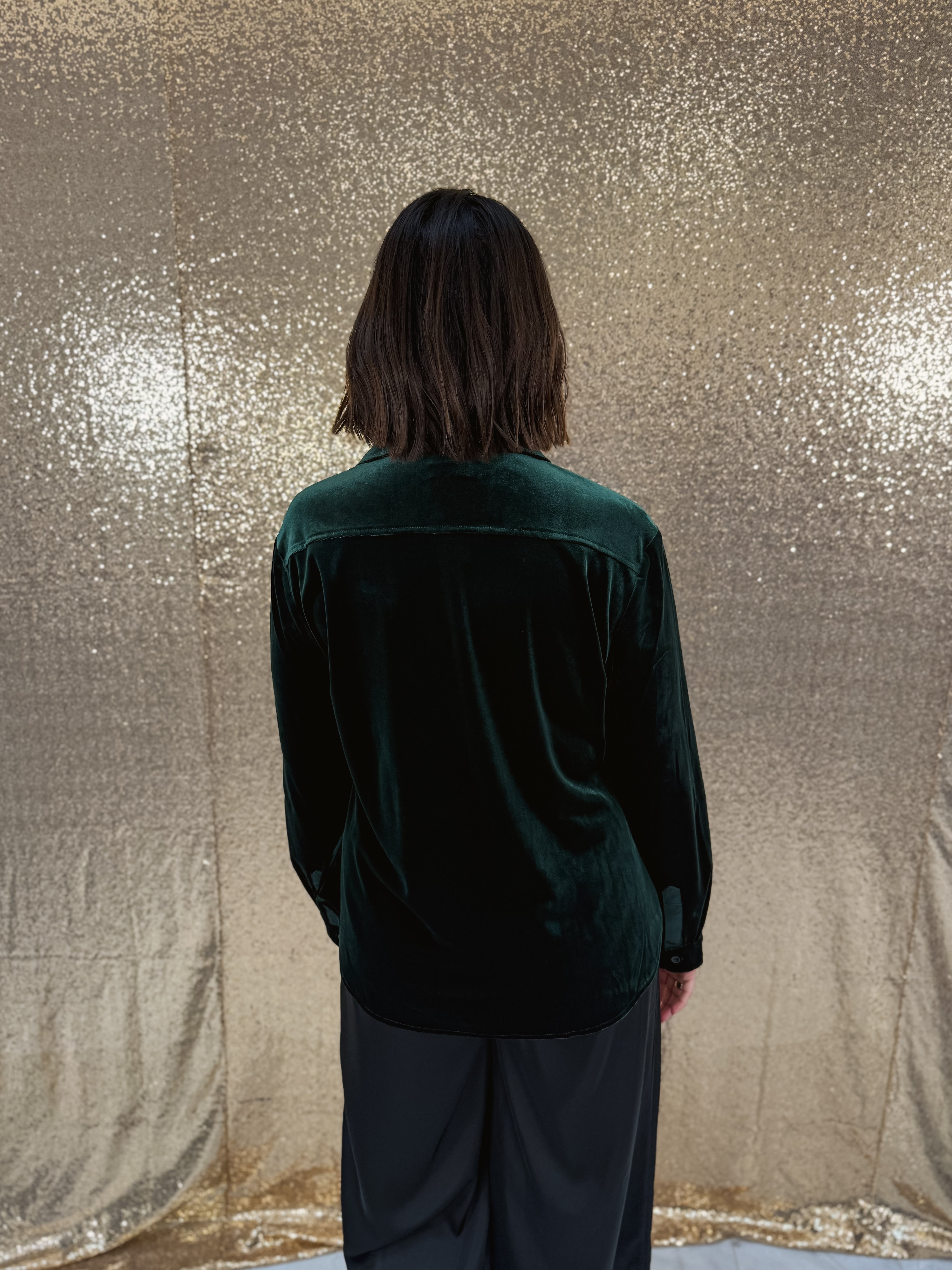 Elan Long Sleeve Velvet Top