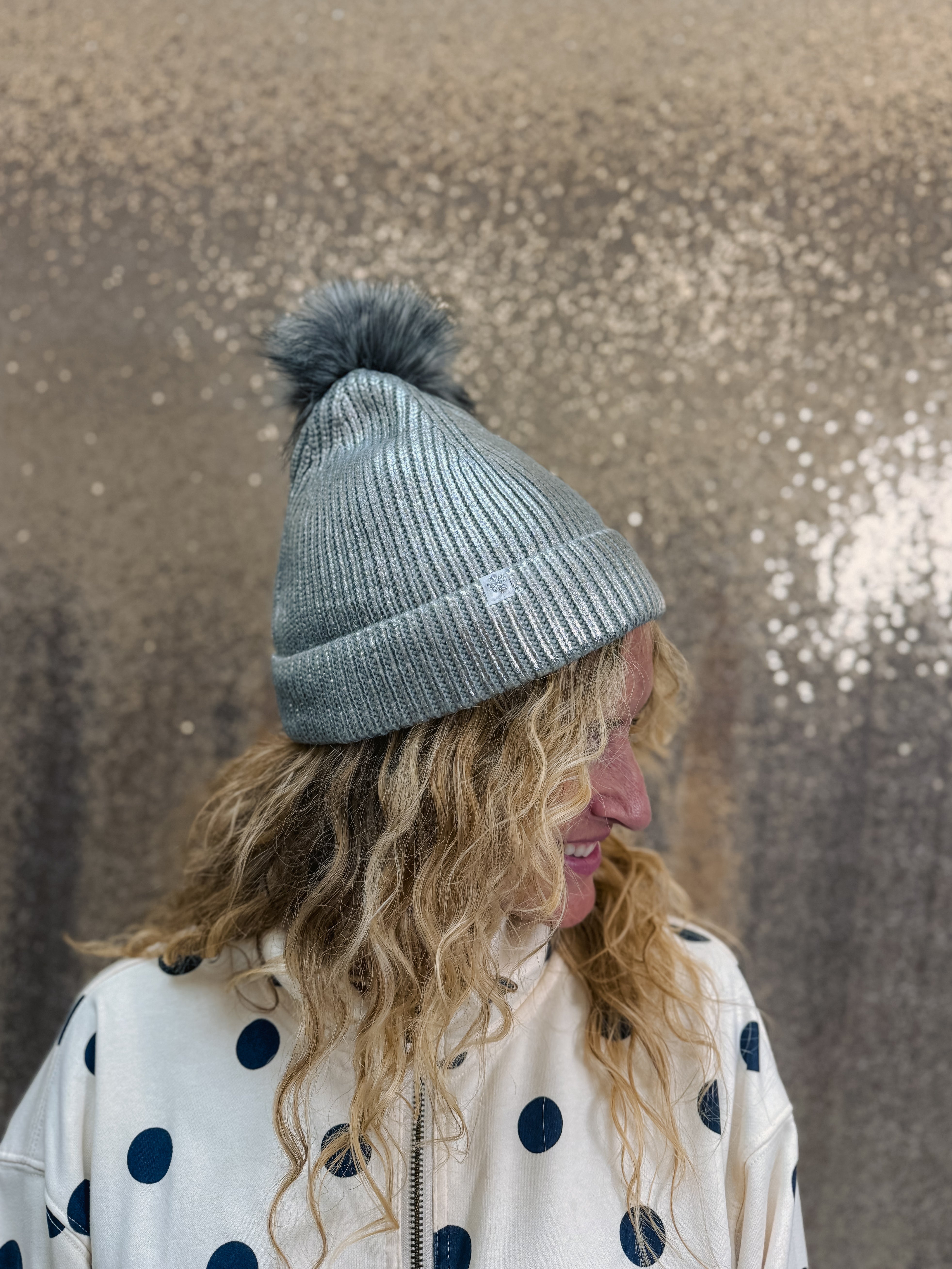 Molly Bracken Silver Stocking Hat