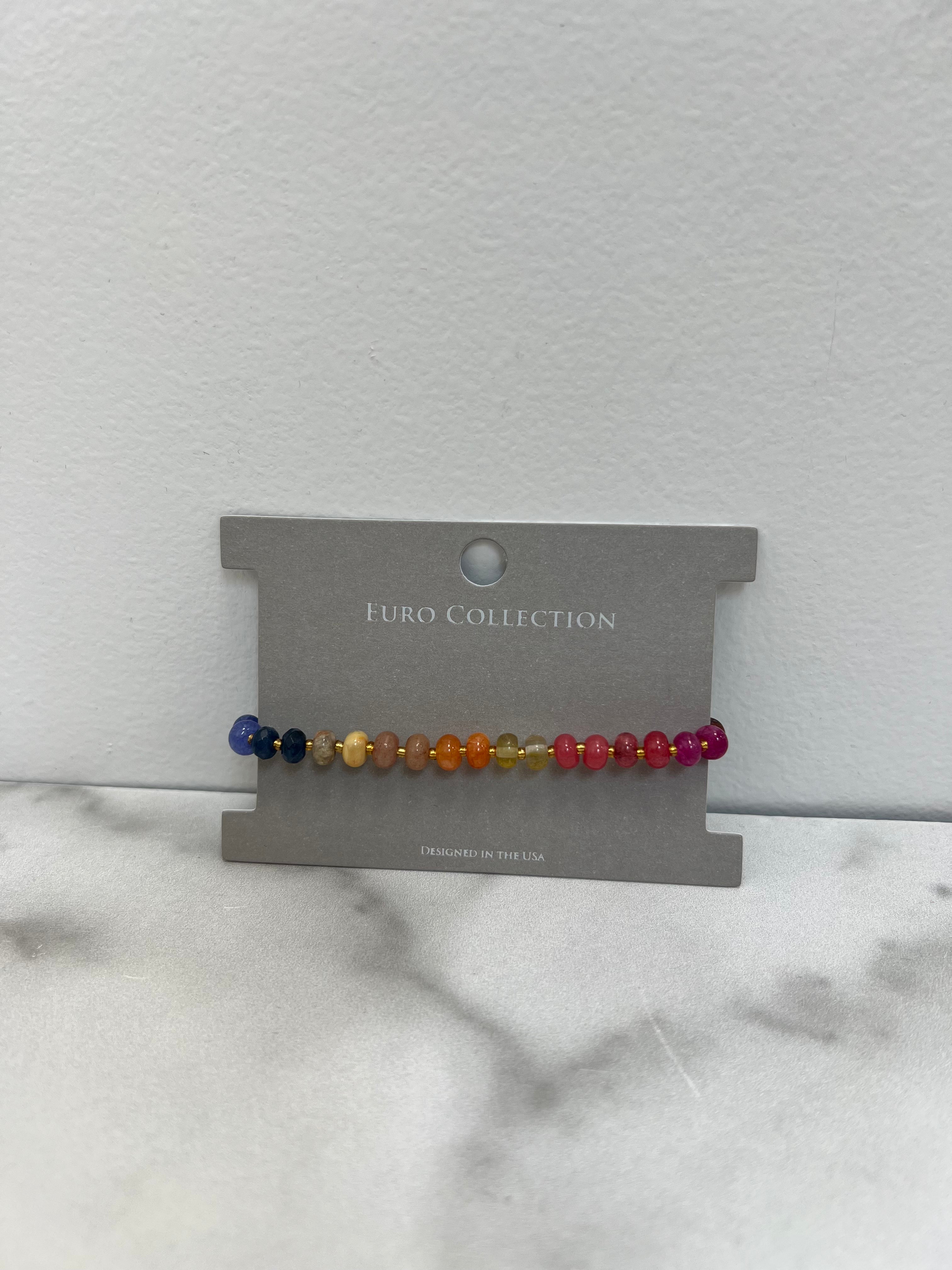 Multi-Colored Beaded Bracelet