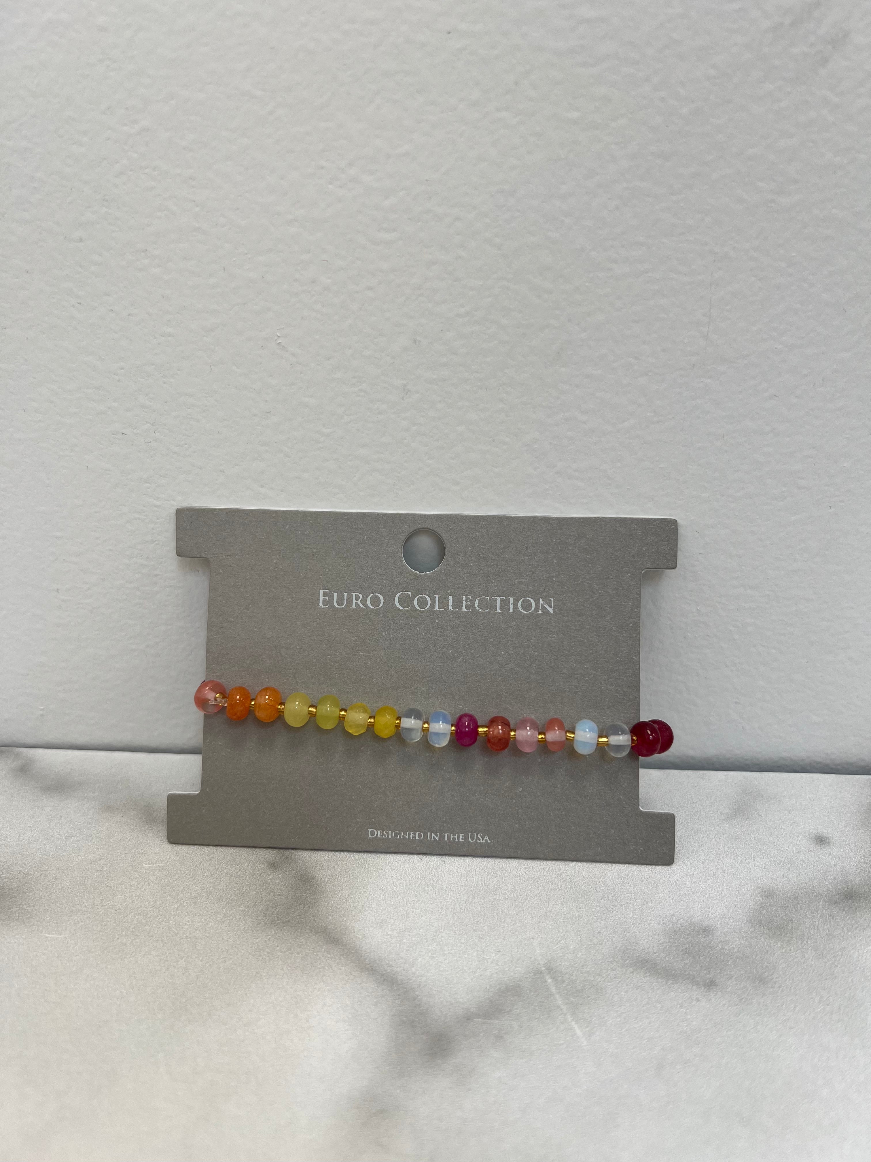 Multi-Colored Beaded Bracelet