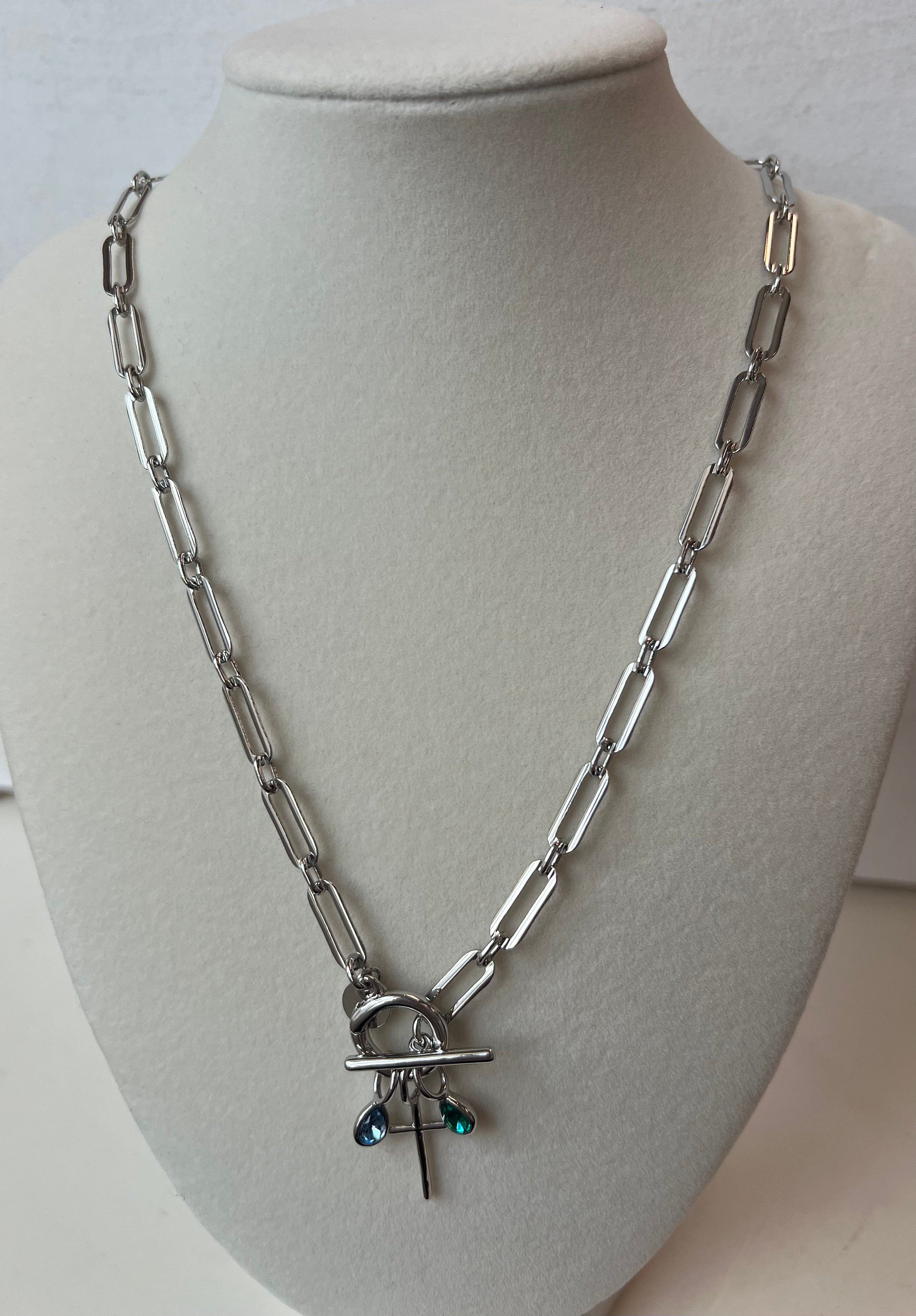 Sis Kiss Harmony Chain Charm Necklace