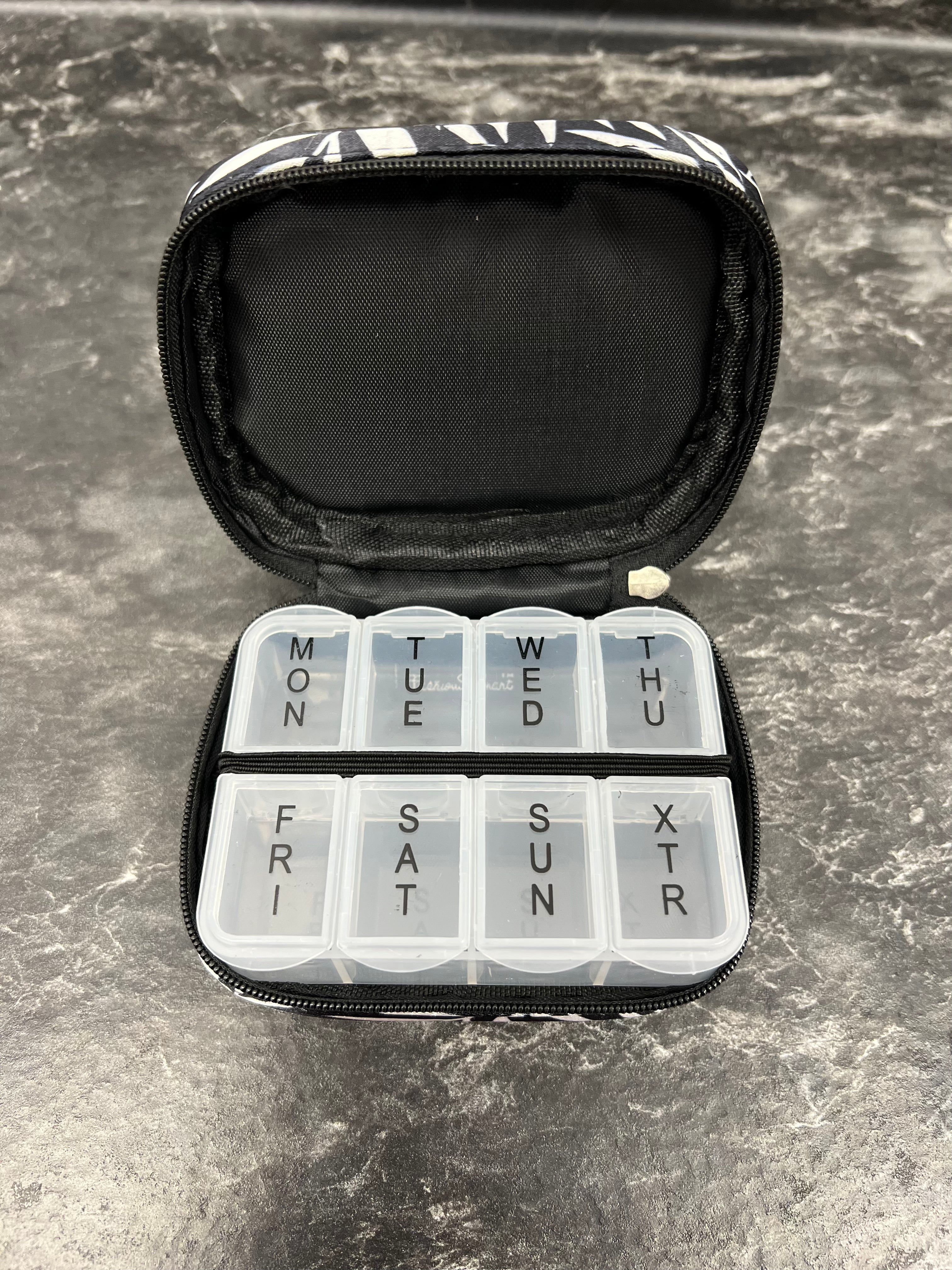 Wellness Keeper Zippered Pill & Vitamin Case