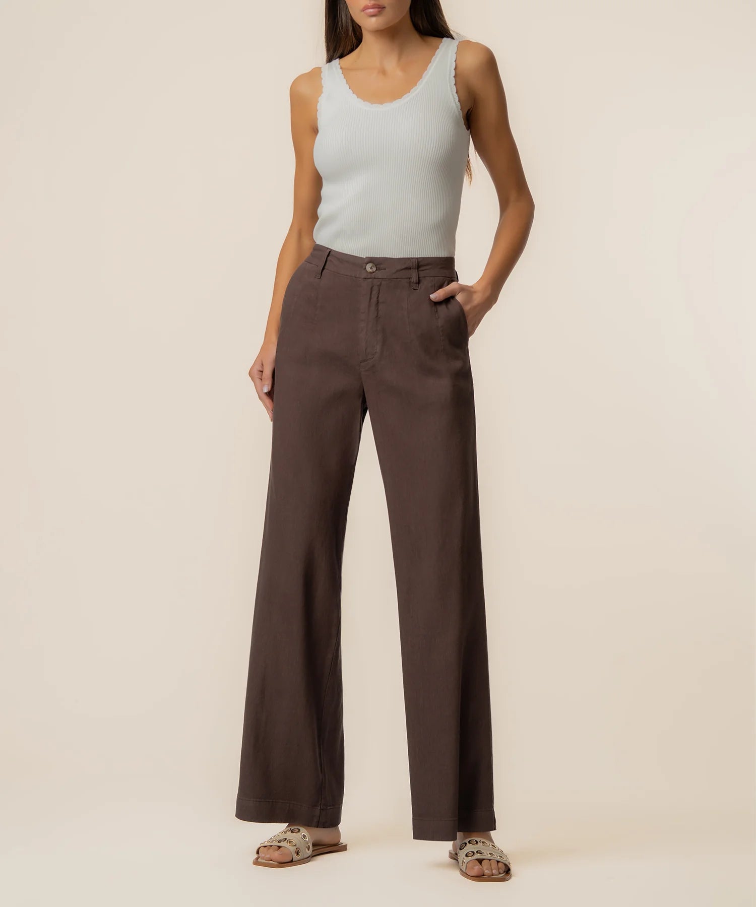 KUT Meg HR Wide Straight Leg