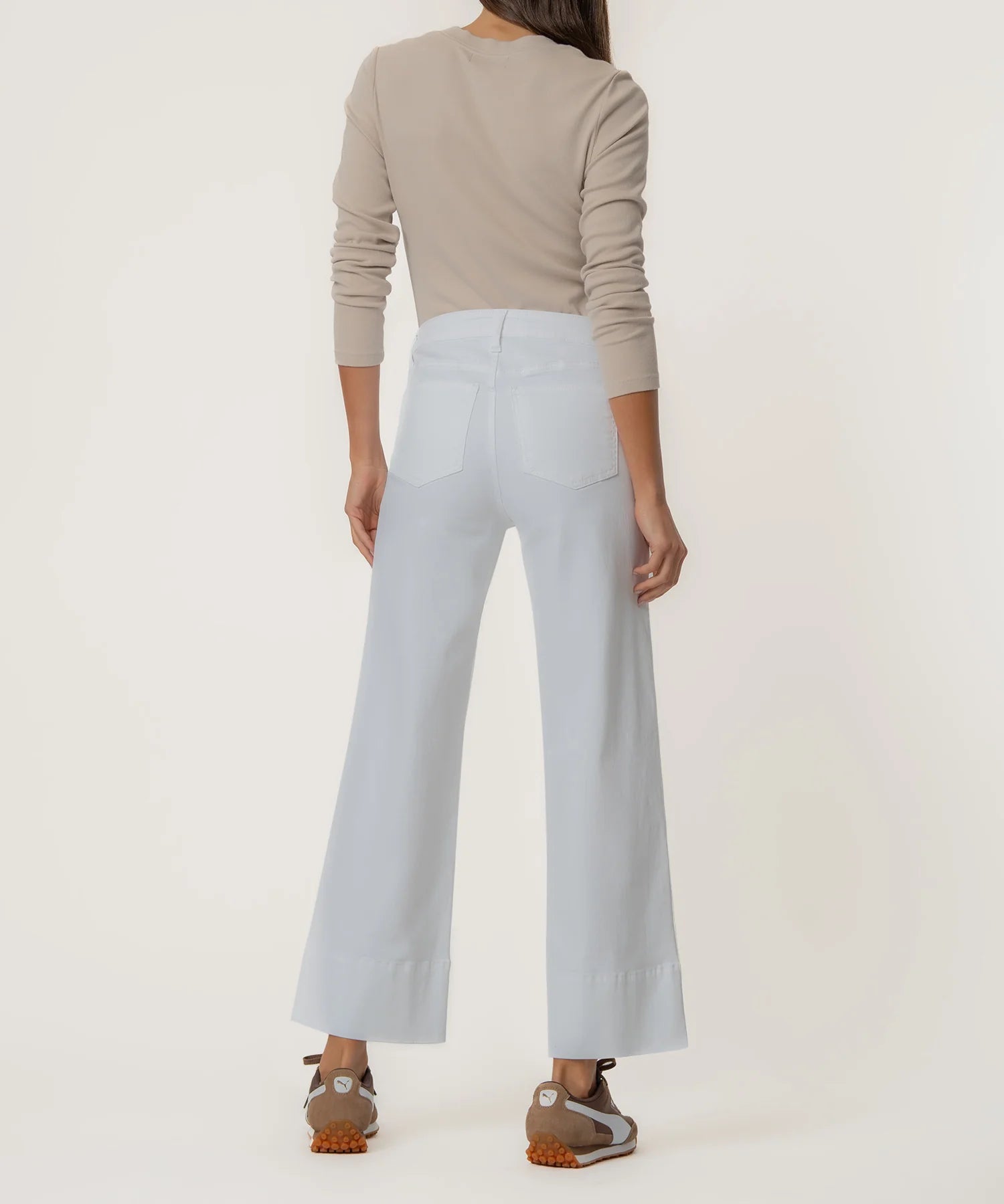 KUT Meg HR Wide Leg W/ Front Pin Tuck
