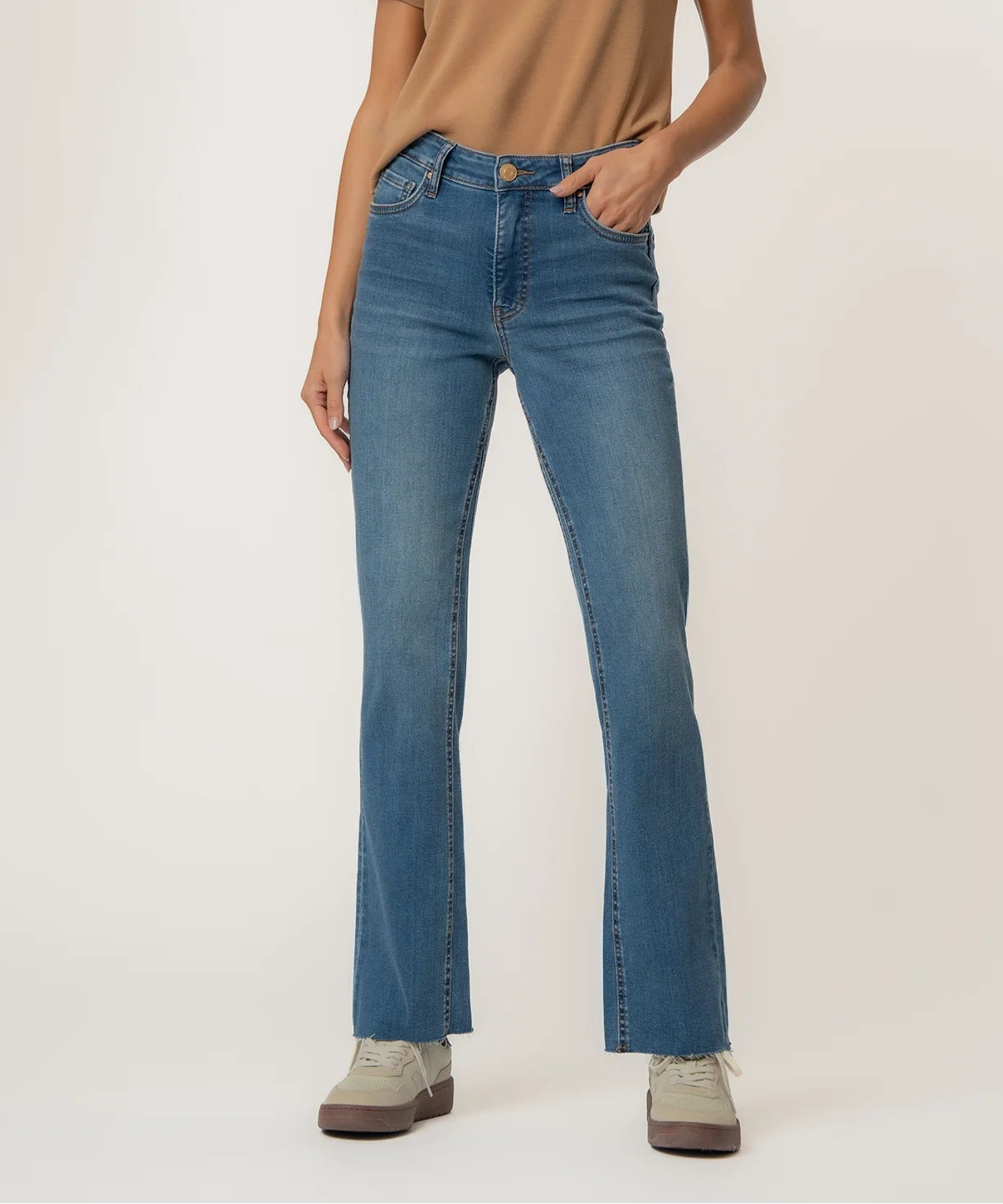 KUT Kelly High Rise Kick Flare - Senses