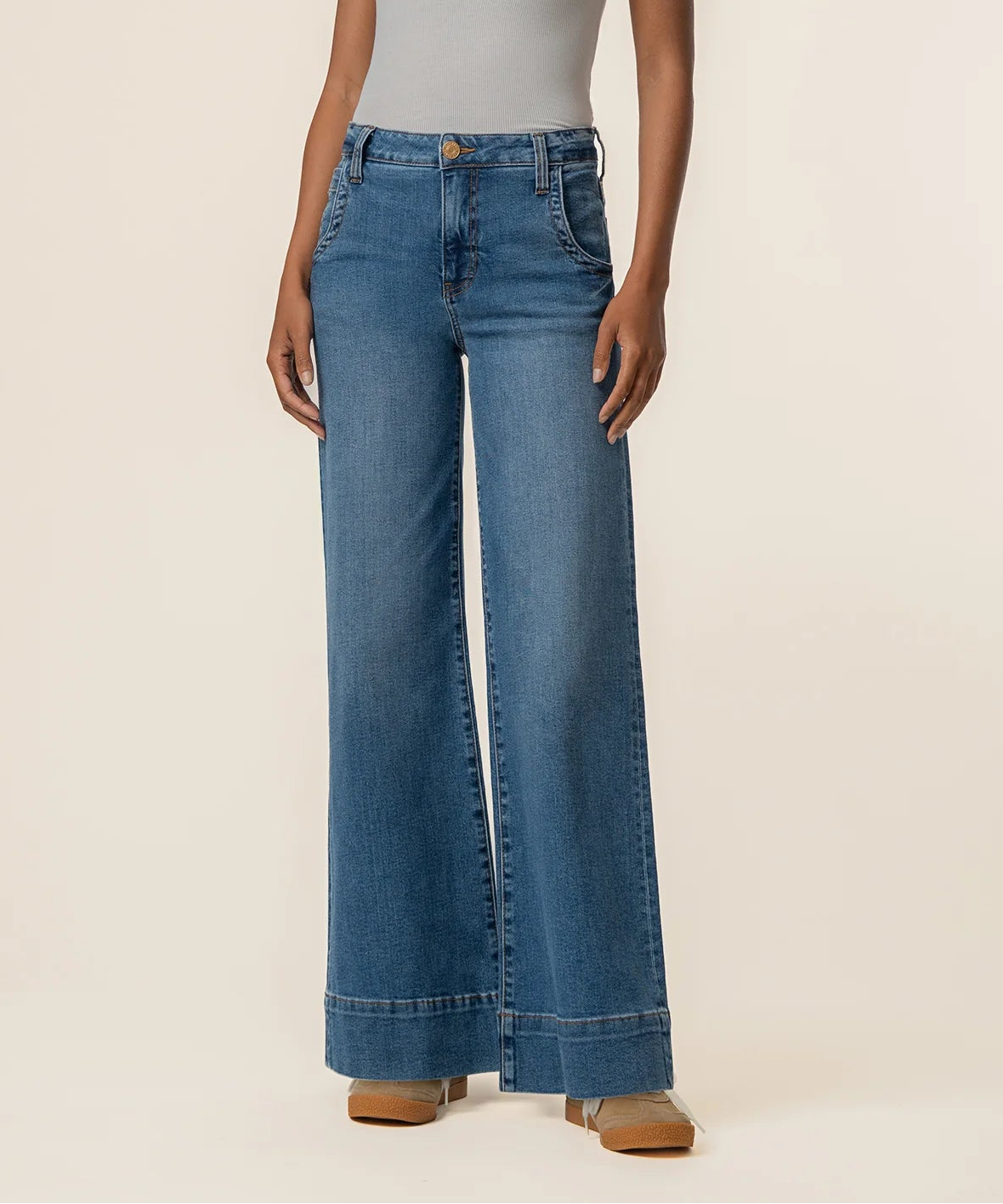 KUT Maya High Rise Wide Leg - Journey