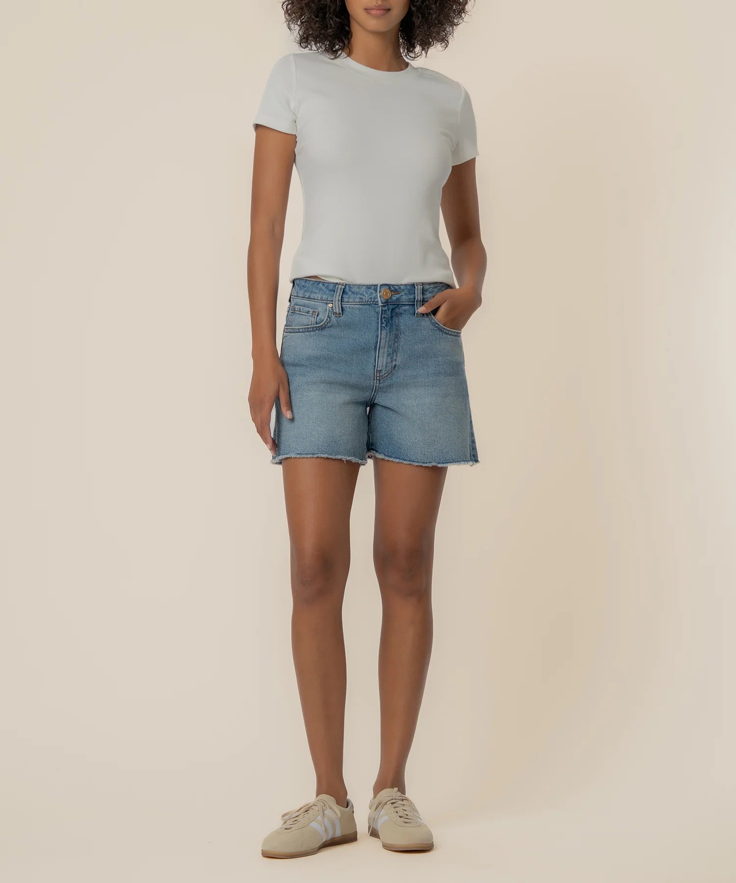 KUT Jane High Rise Long Short - Whiz