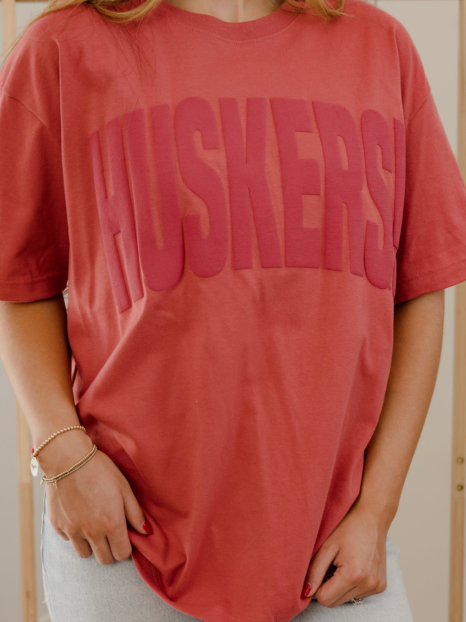 Nebraska Huskers Mono Puff Tee