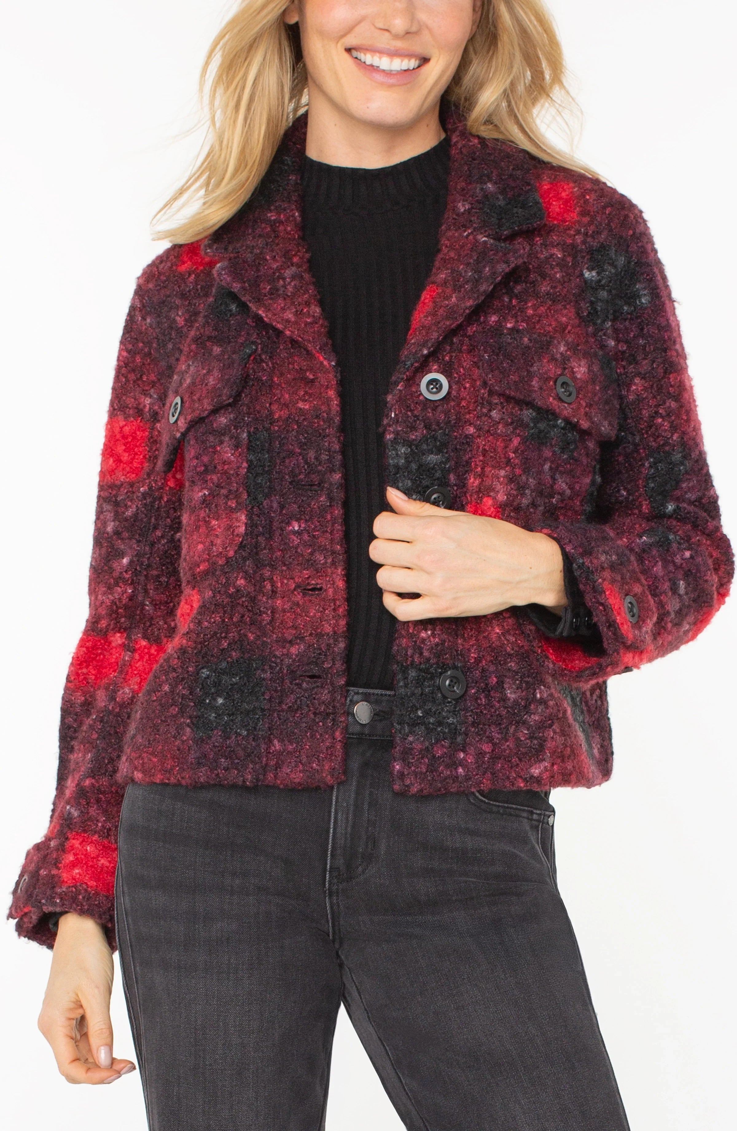 Liverpool Button Front Boxy Shacket