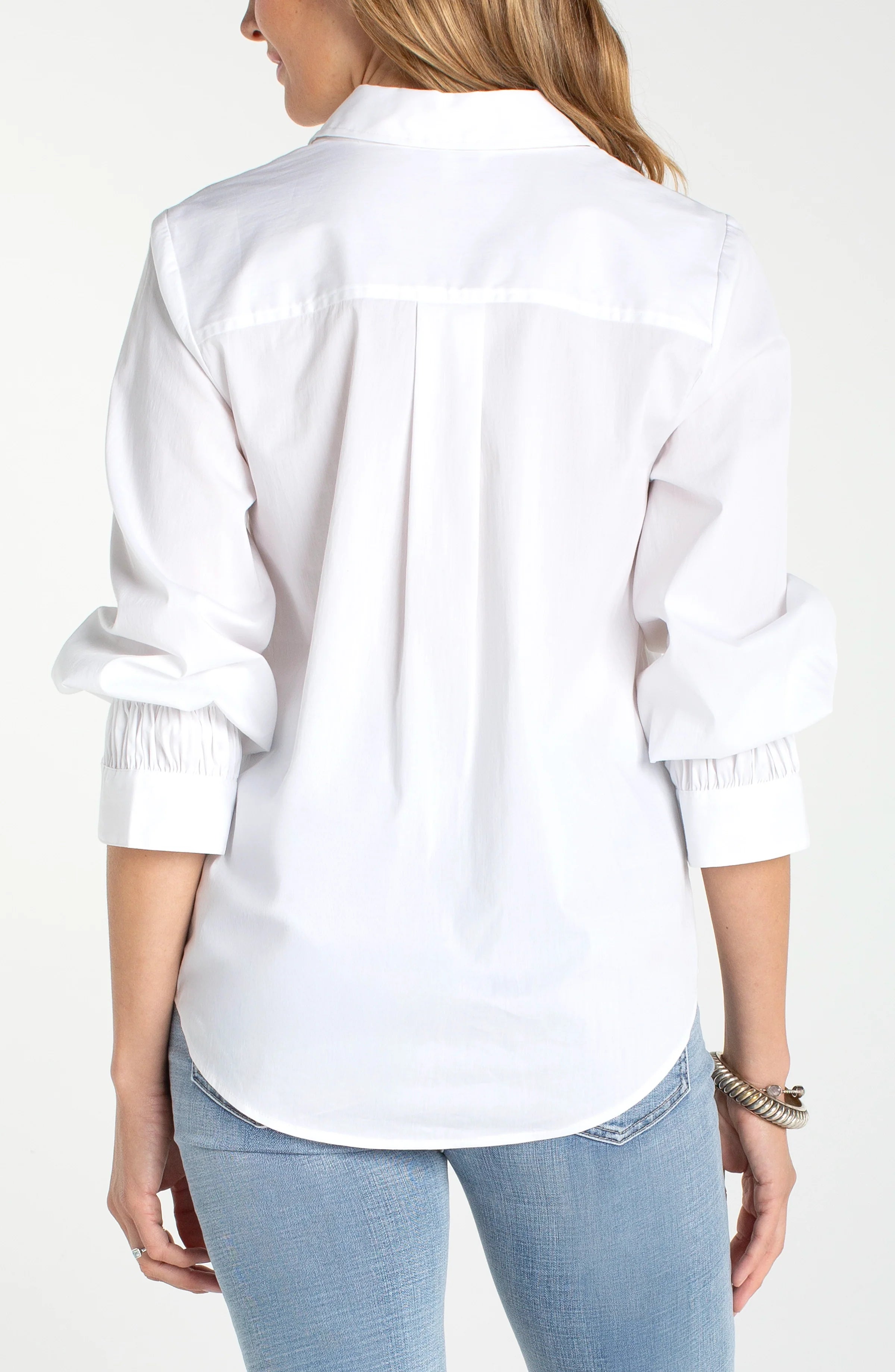 Liverpool Long Sleeve Button Front Top