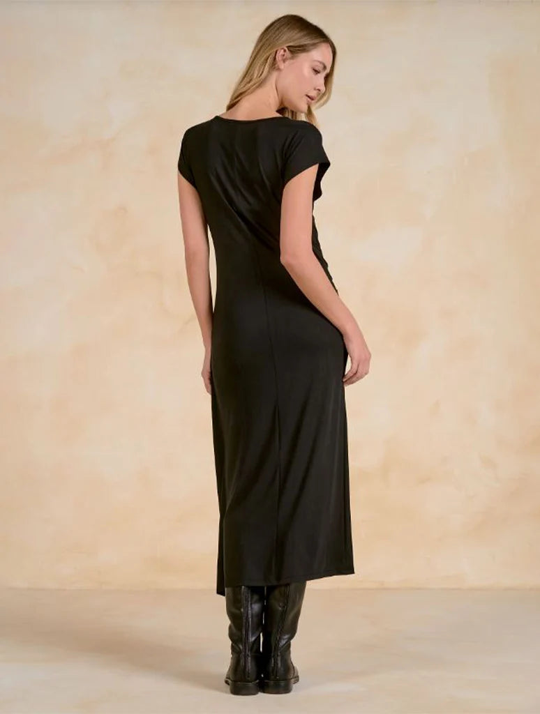 Elan Maxi Cap Sleeve Dress
