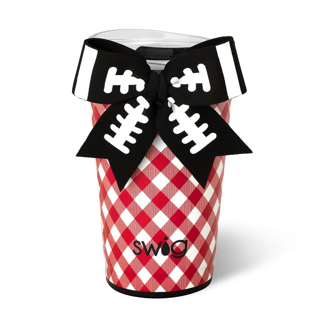 SWIG Gameday Gingham Red + Black