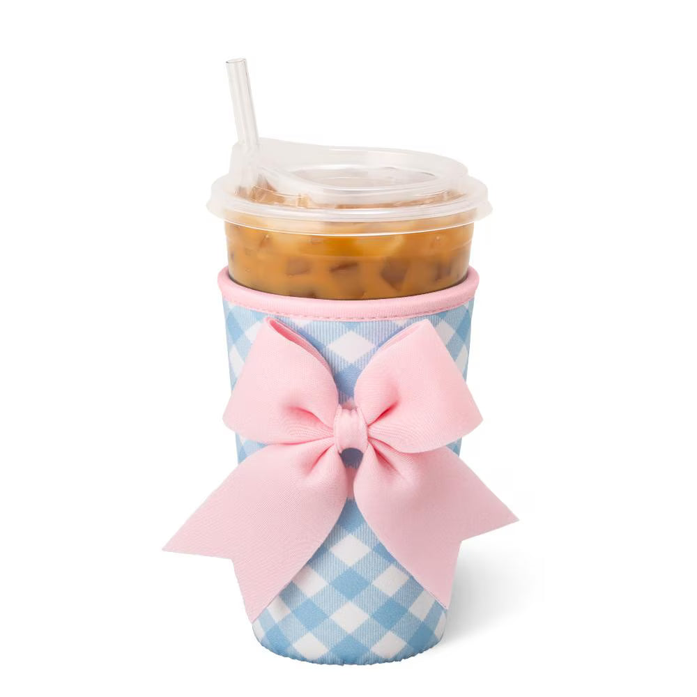 SWIG Gingham Iced Cup Coolie (Medium)