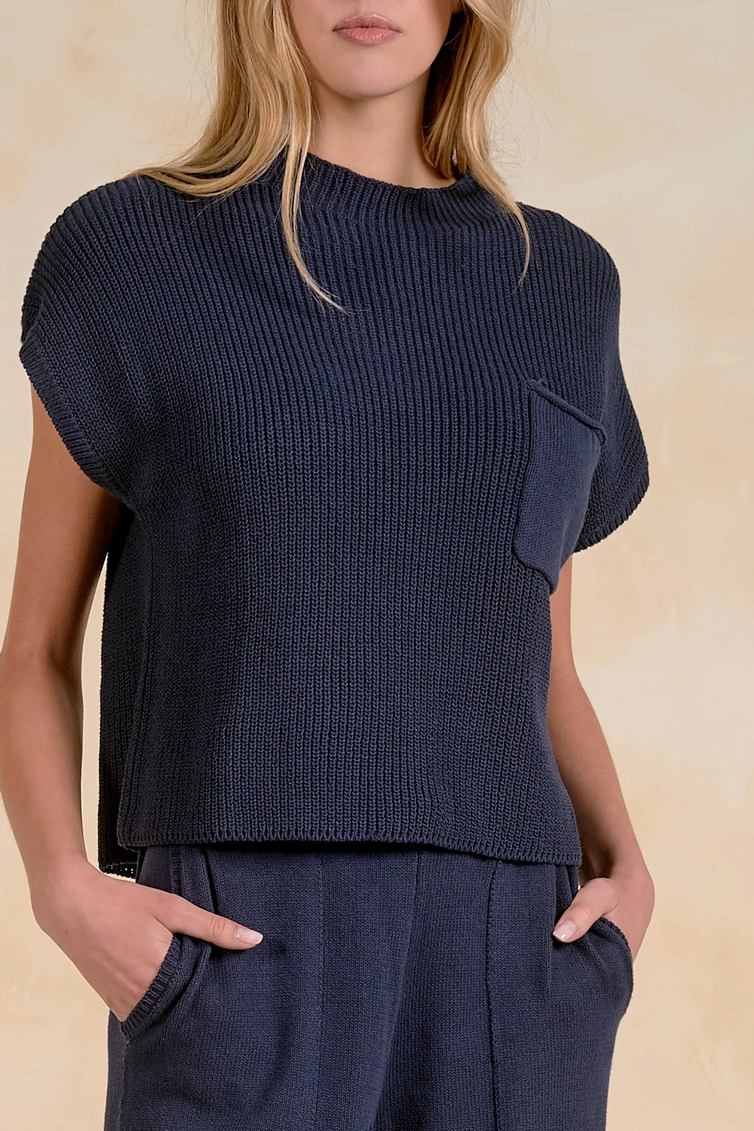 Elan Cap Sleeve Sweater