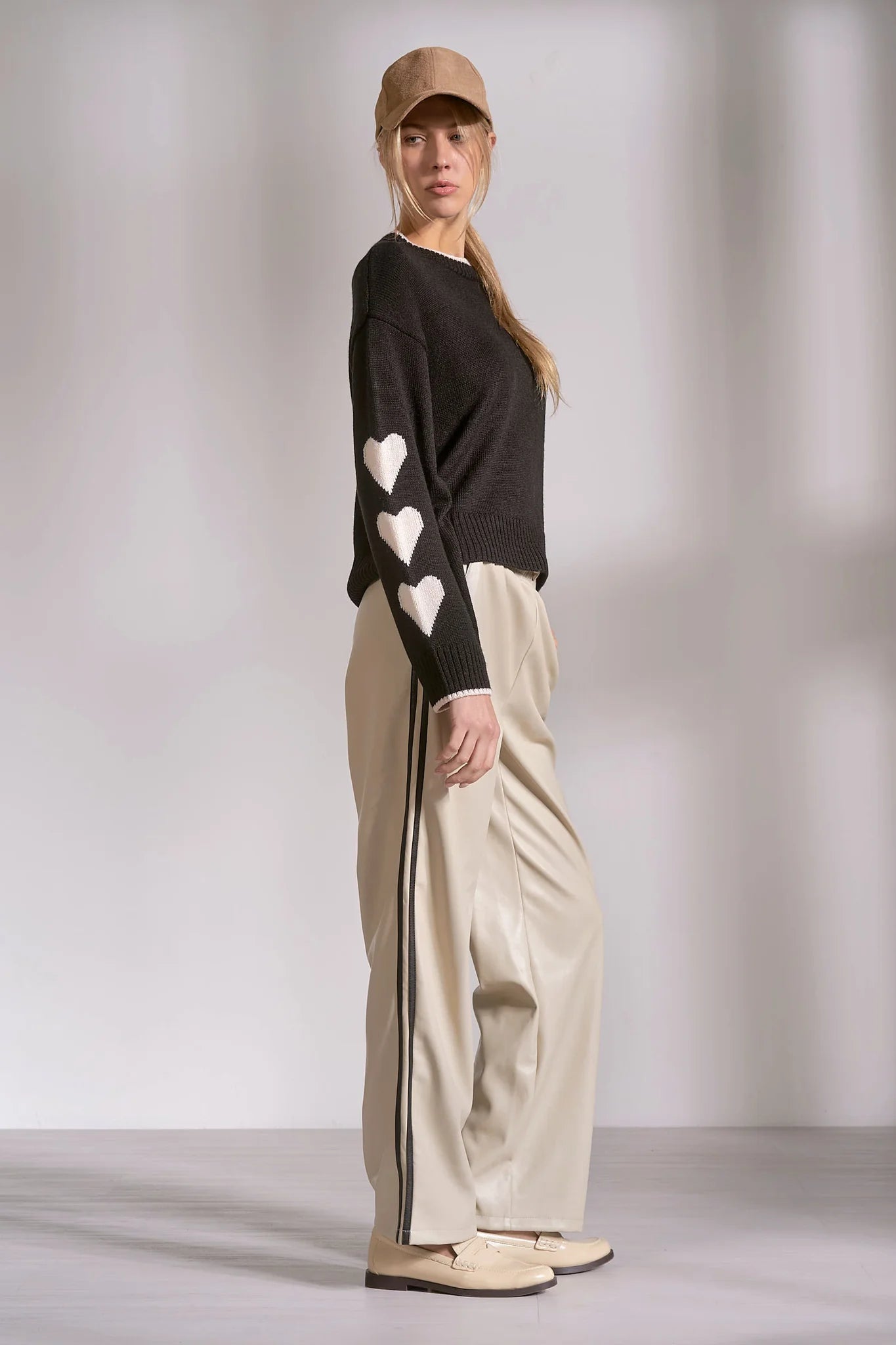 Elan Crewneck Heart Sweater
