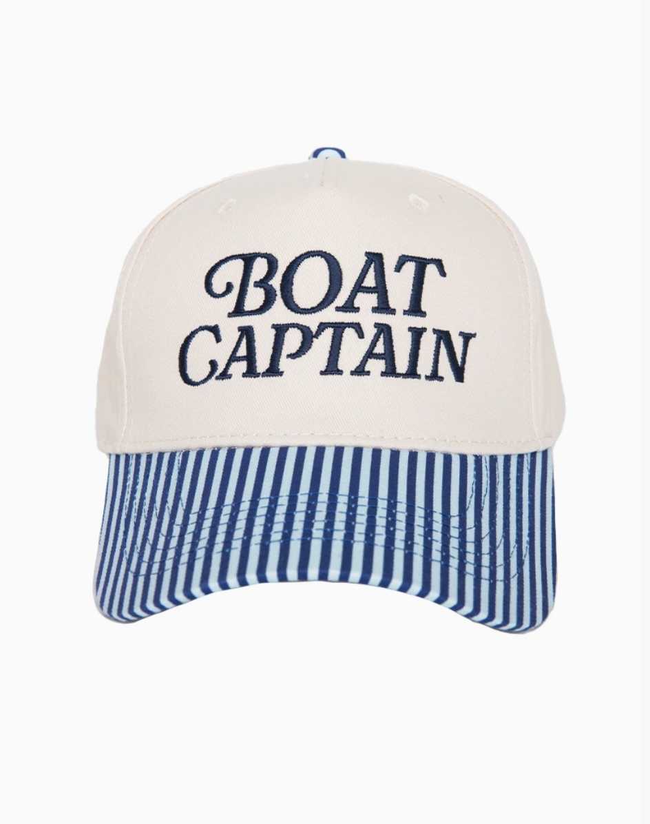 Boat Captain Two-Toned Vintage Hat